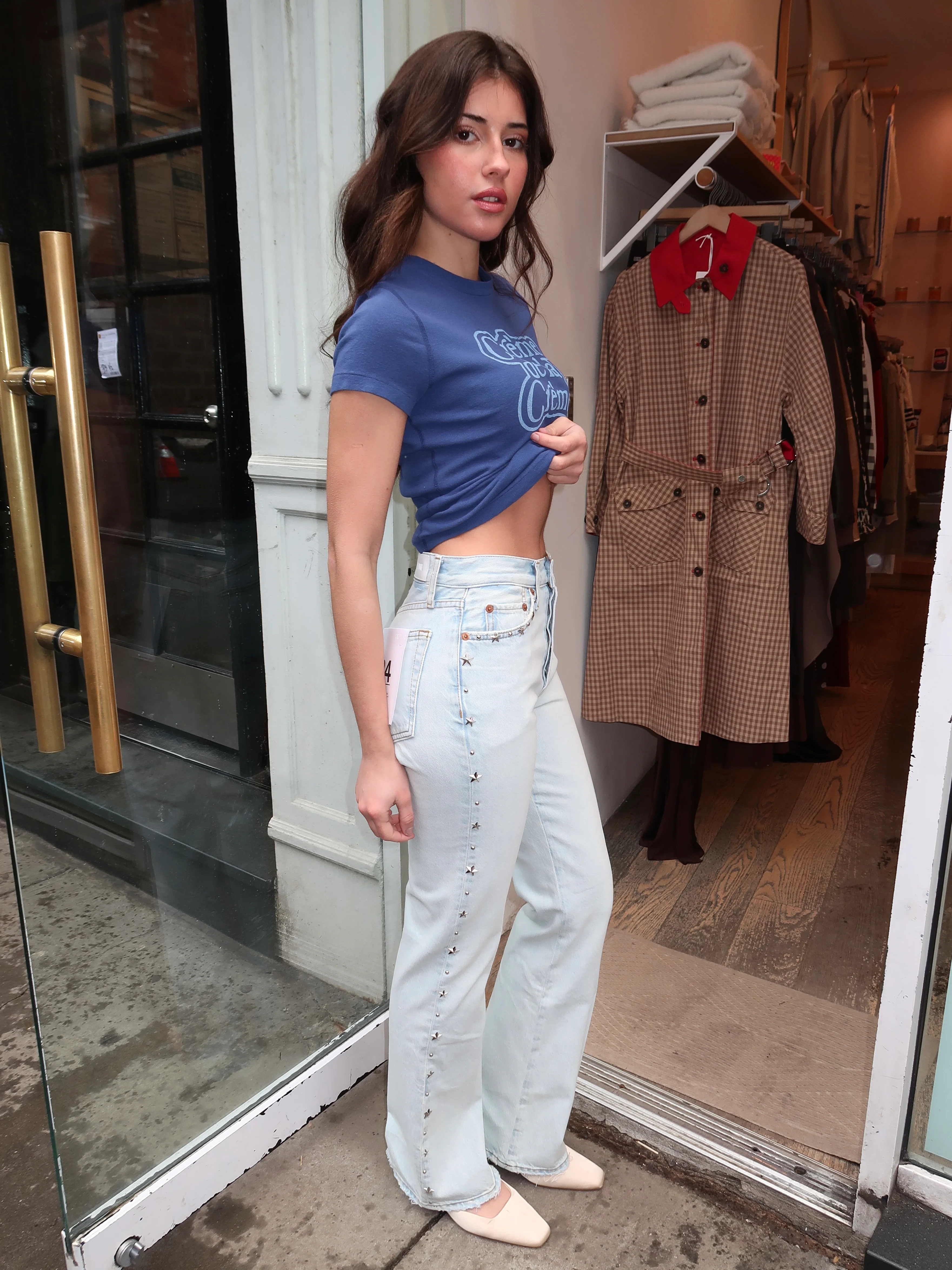70s Bootcut in Bleach Distress - Image 2