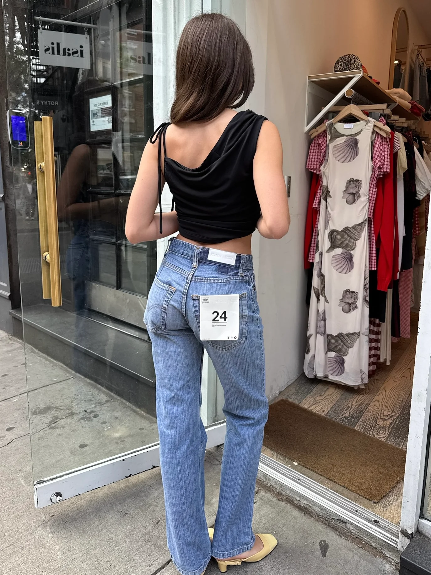 90s High Rise Jean in Indigo - Image 3