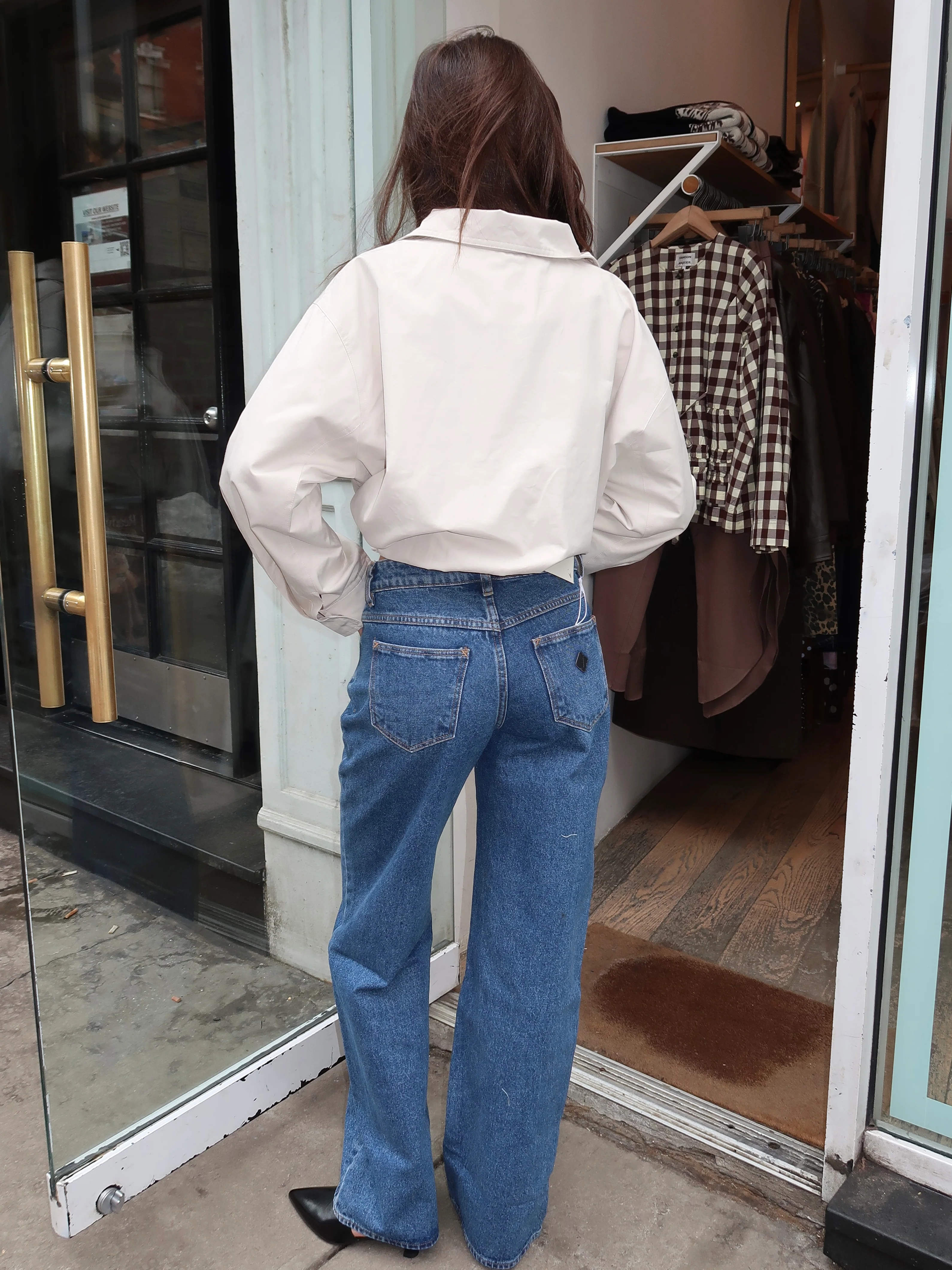 99 Baggy Bella in Mid Blue - Image 3