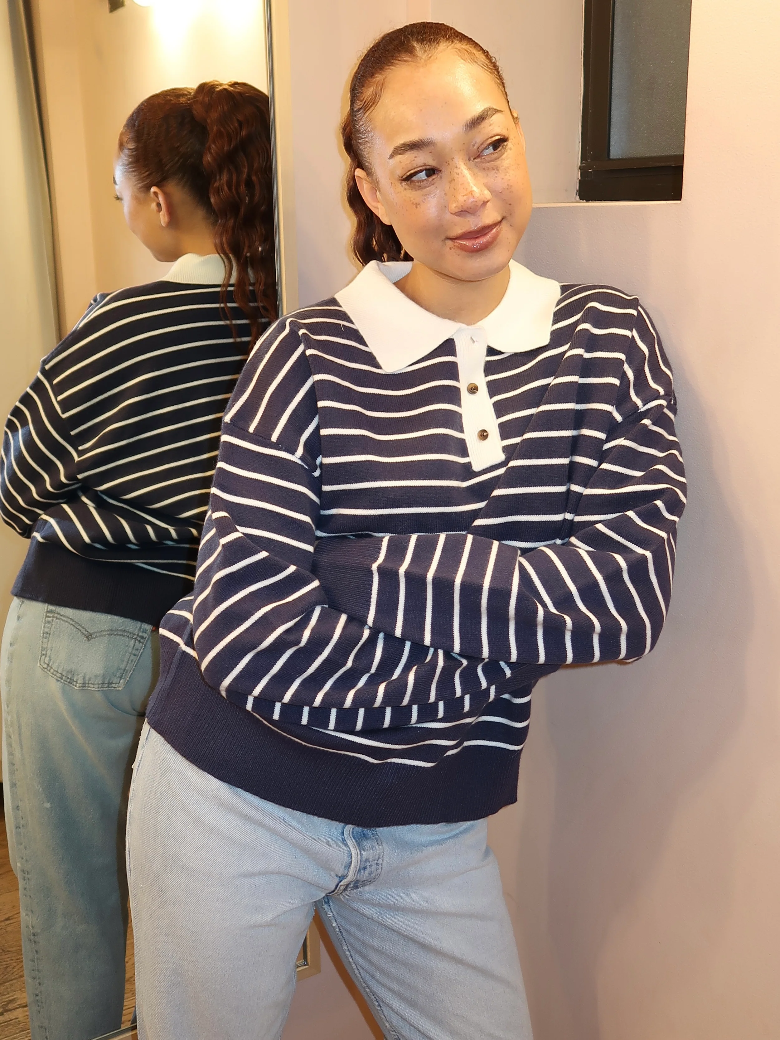 Alameda Sweater in Navy