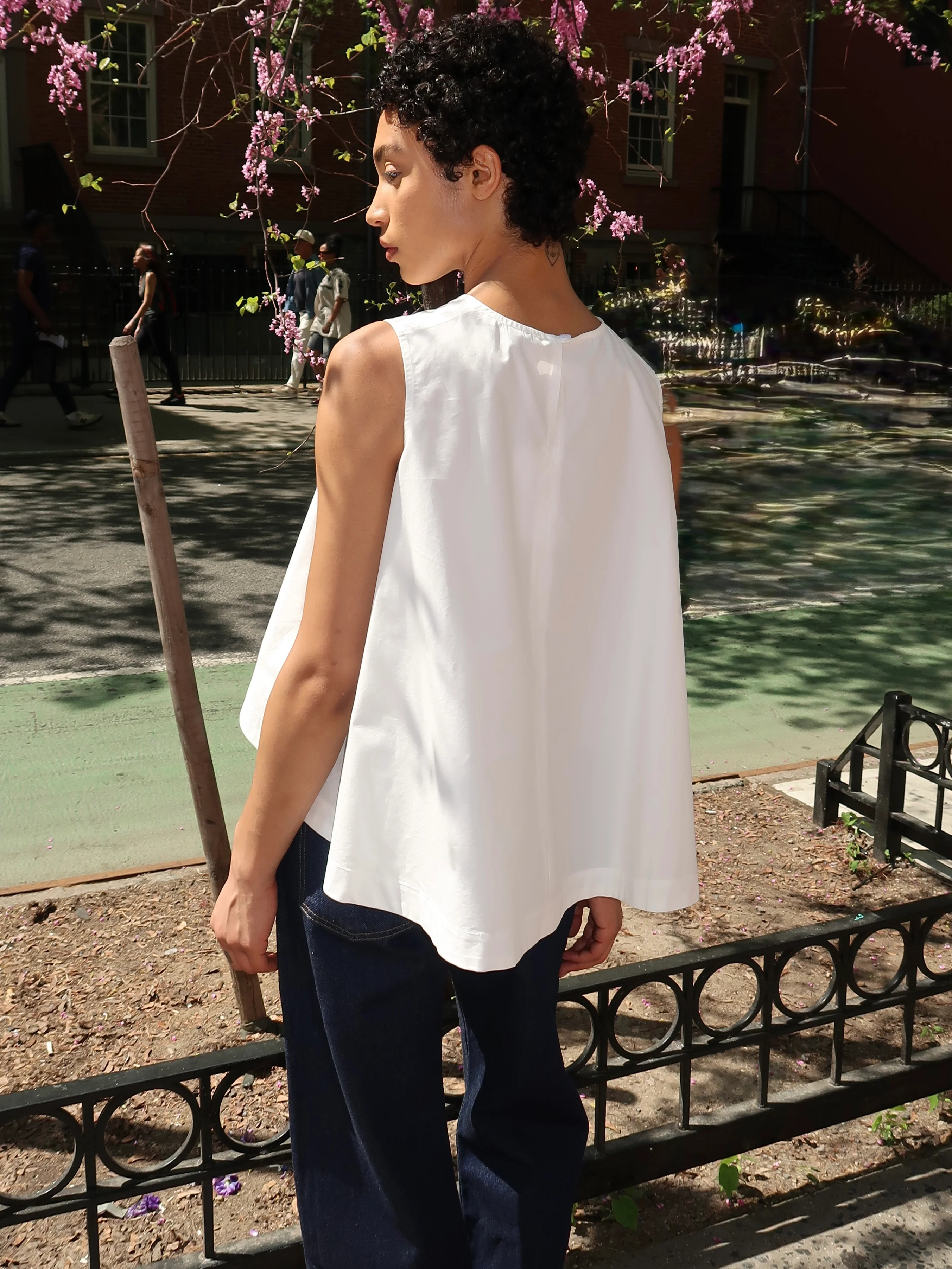 Alfie Top in White - Image 3