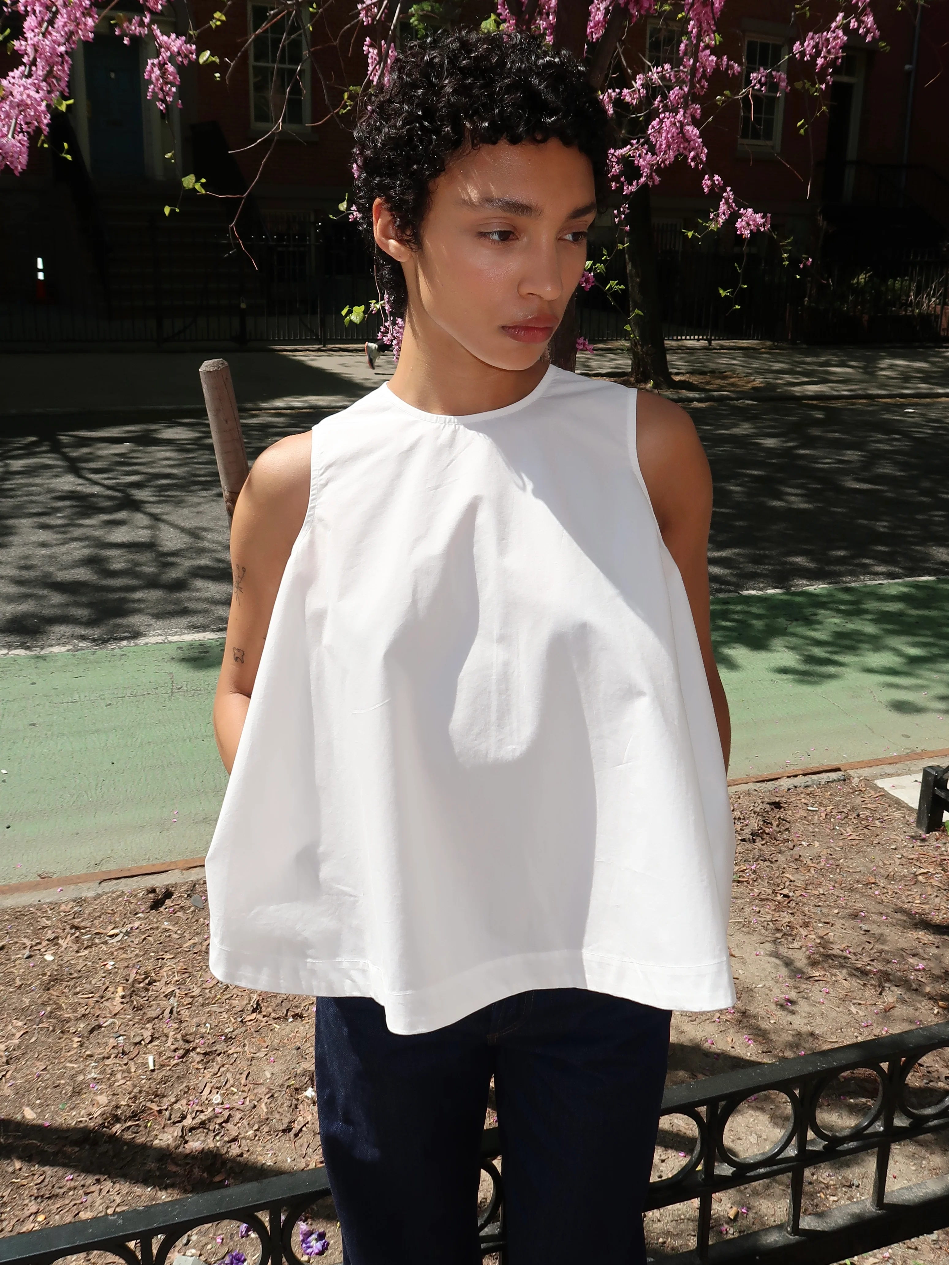 Alfie Top in White - Image 4