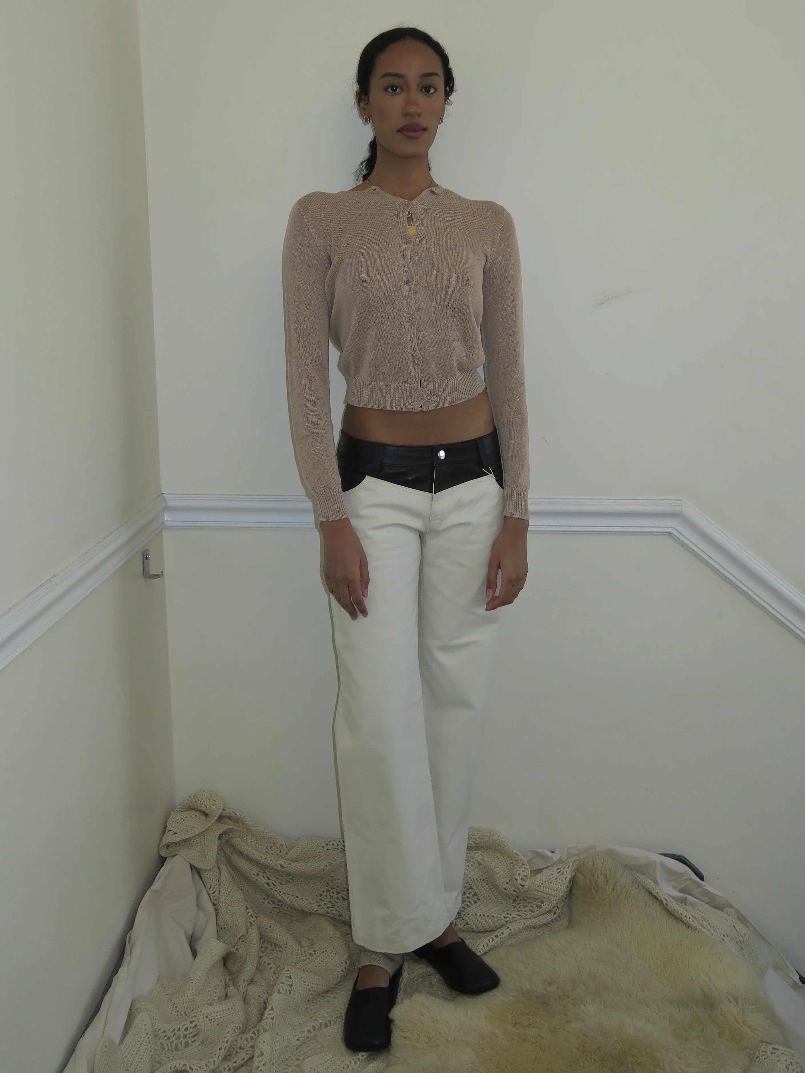Antonia Trousers in White - Image 2
