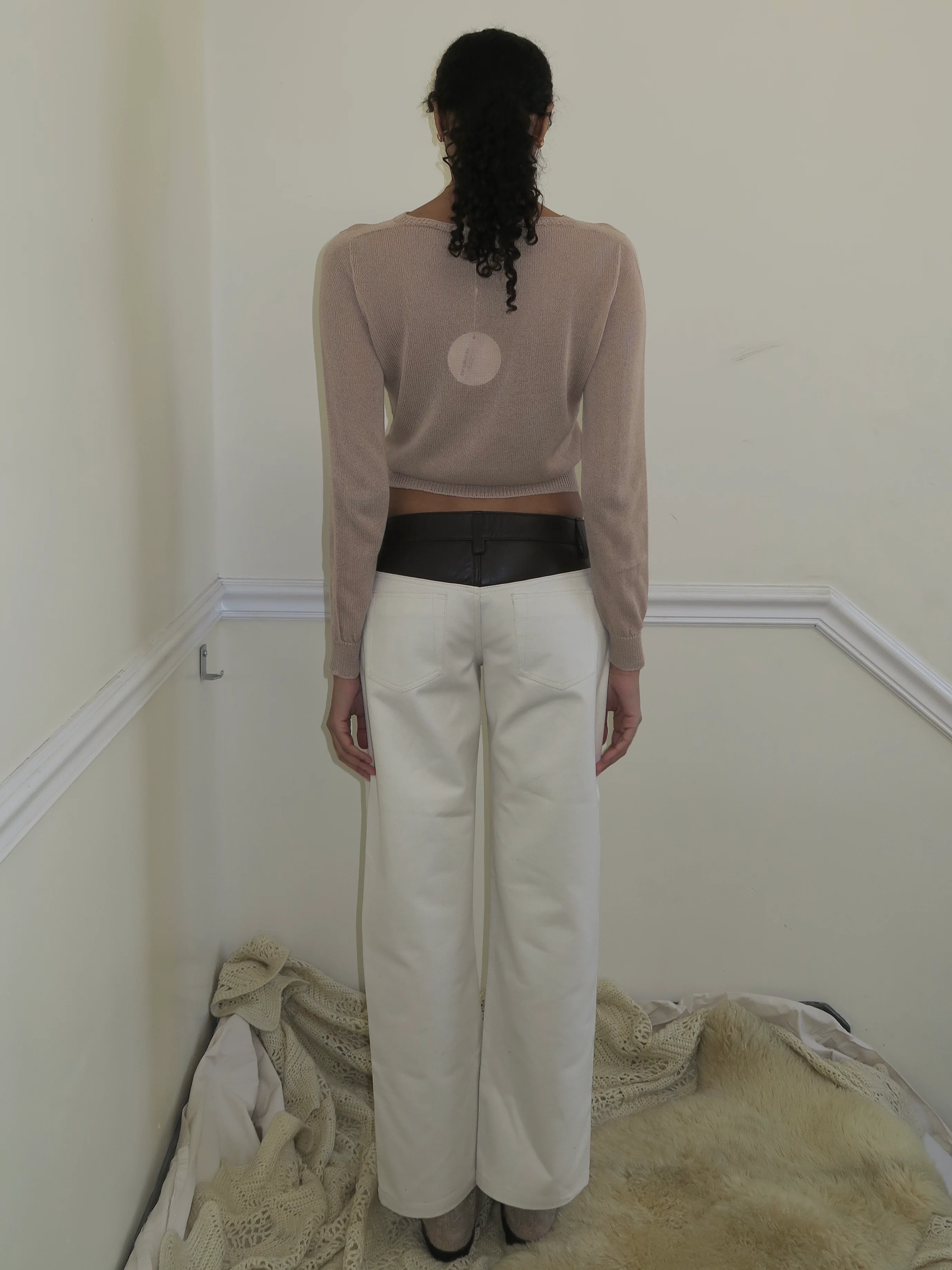 Antonia Trousers in White - Image 3