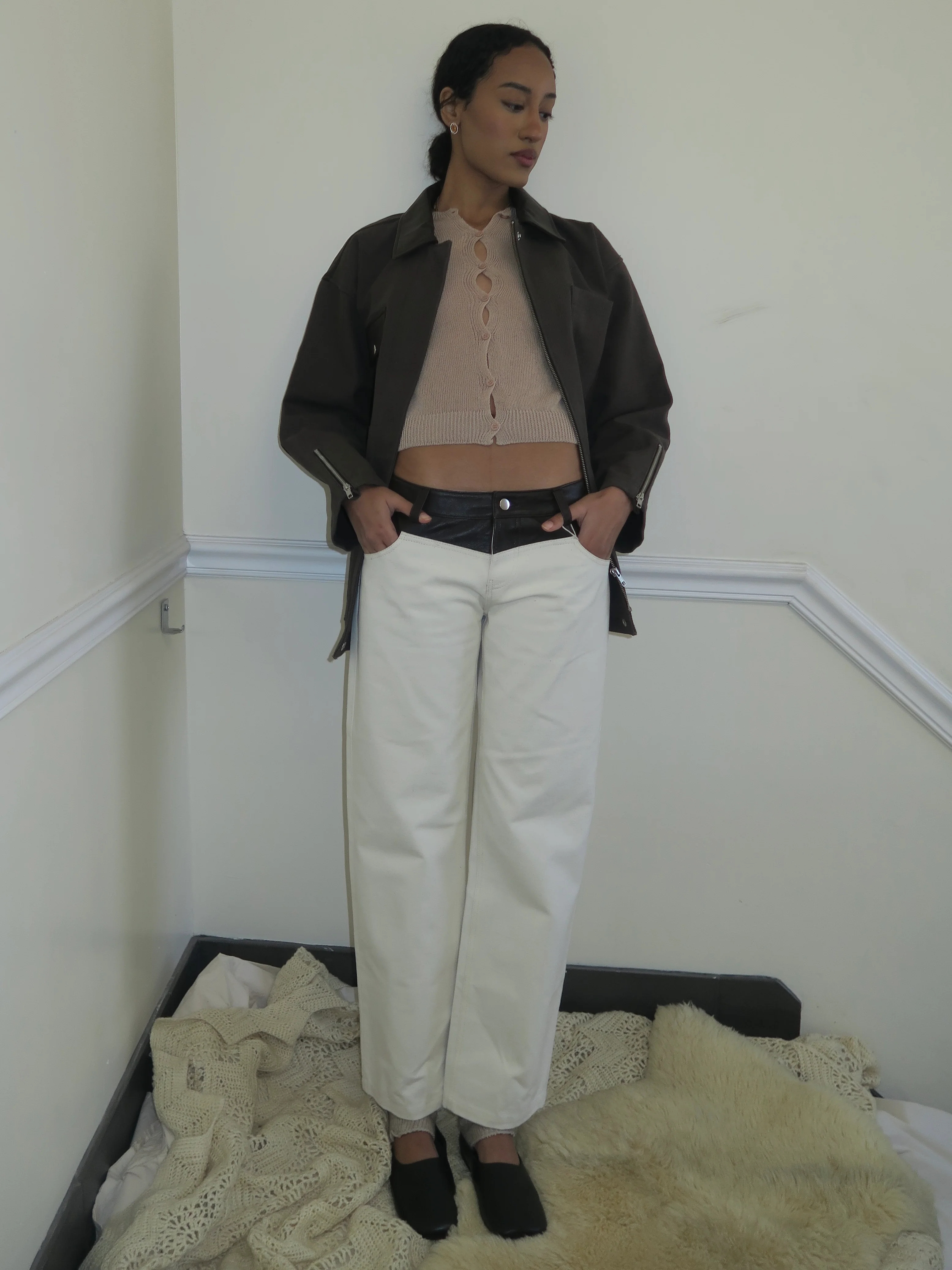 Antonia Trousers in White - Image 4