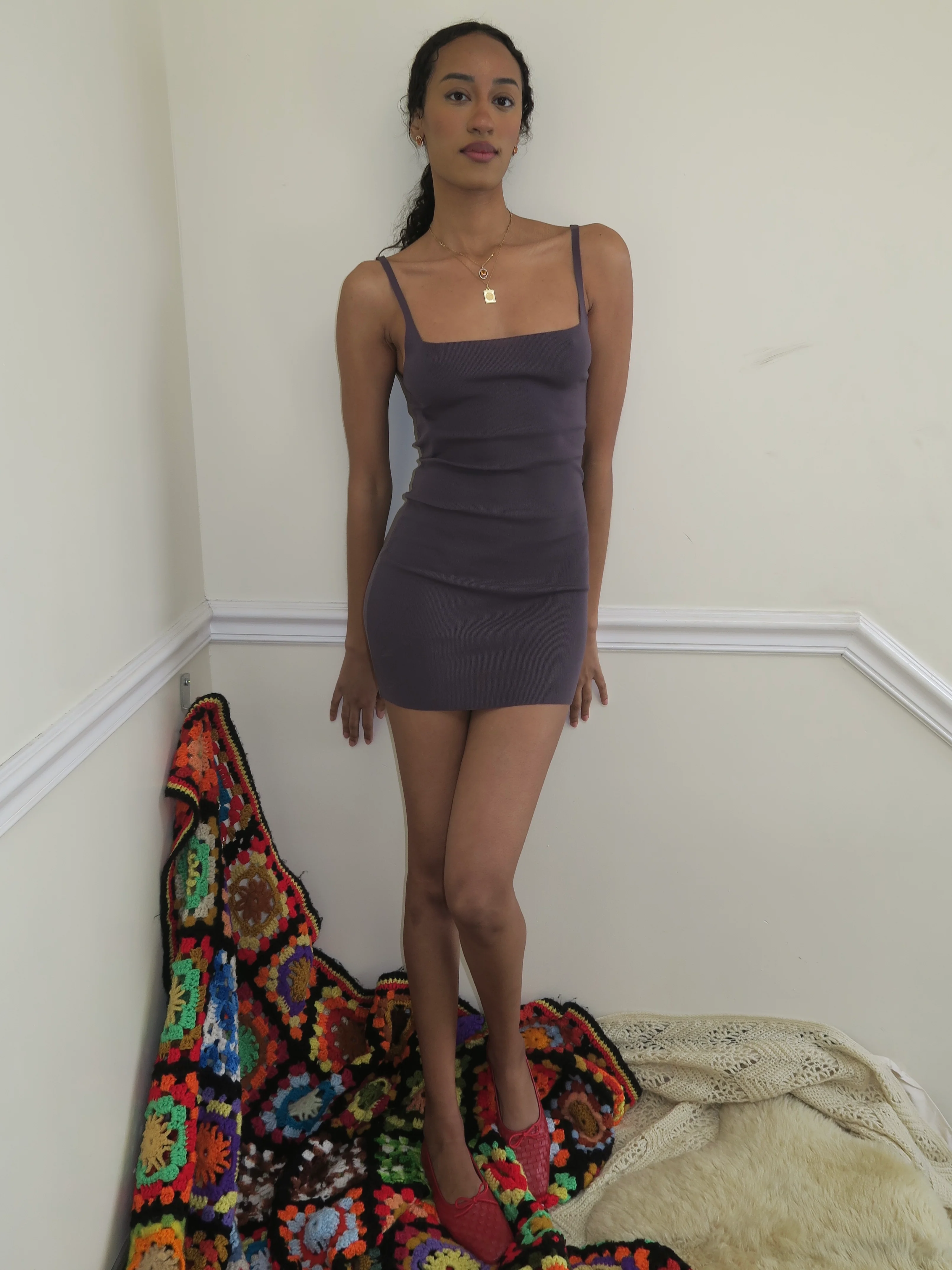 Arpador Mini Dress in Grey