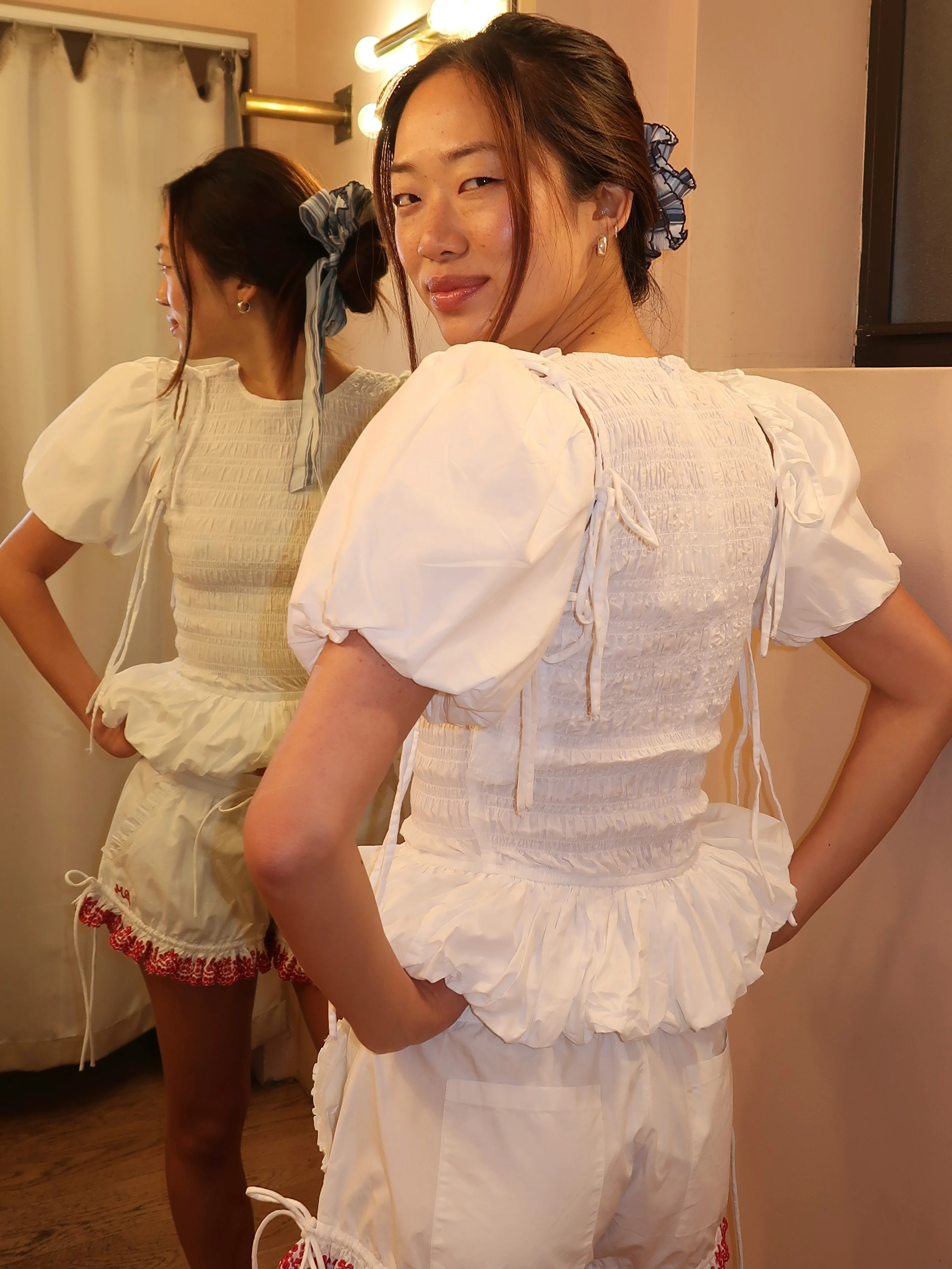 Becca Blouse in White - Image 3