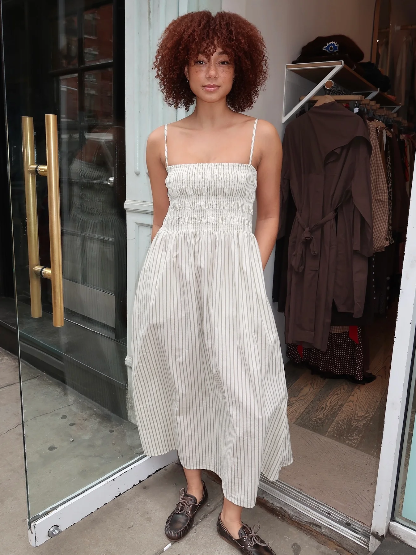 Bianca Dress in Sage Egret - Image 2