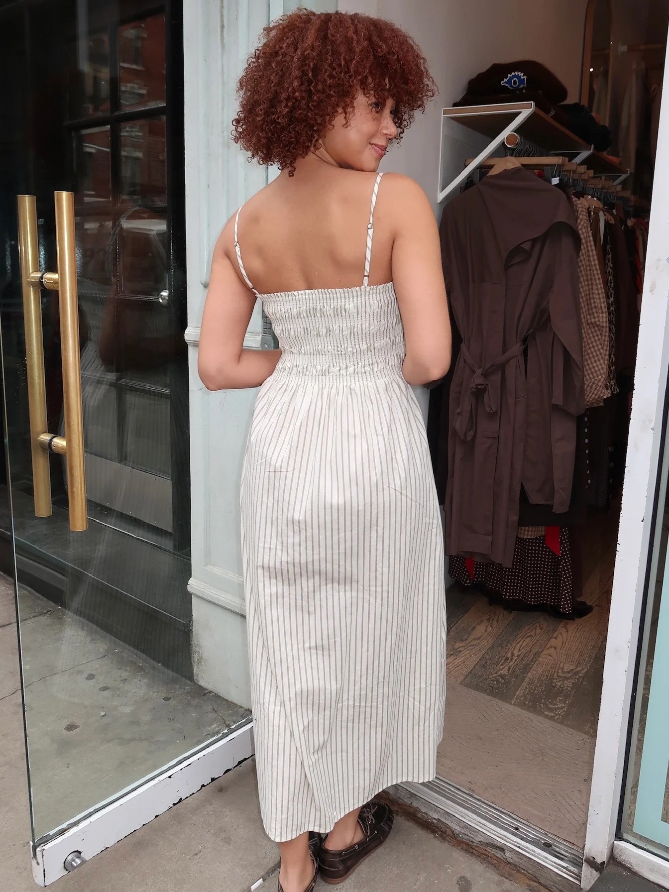 Bianca Dress in Sage Egret - Image 3