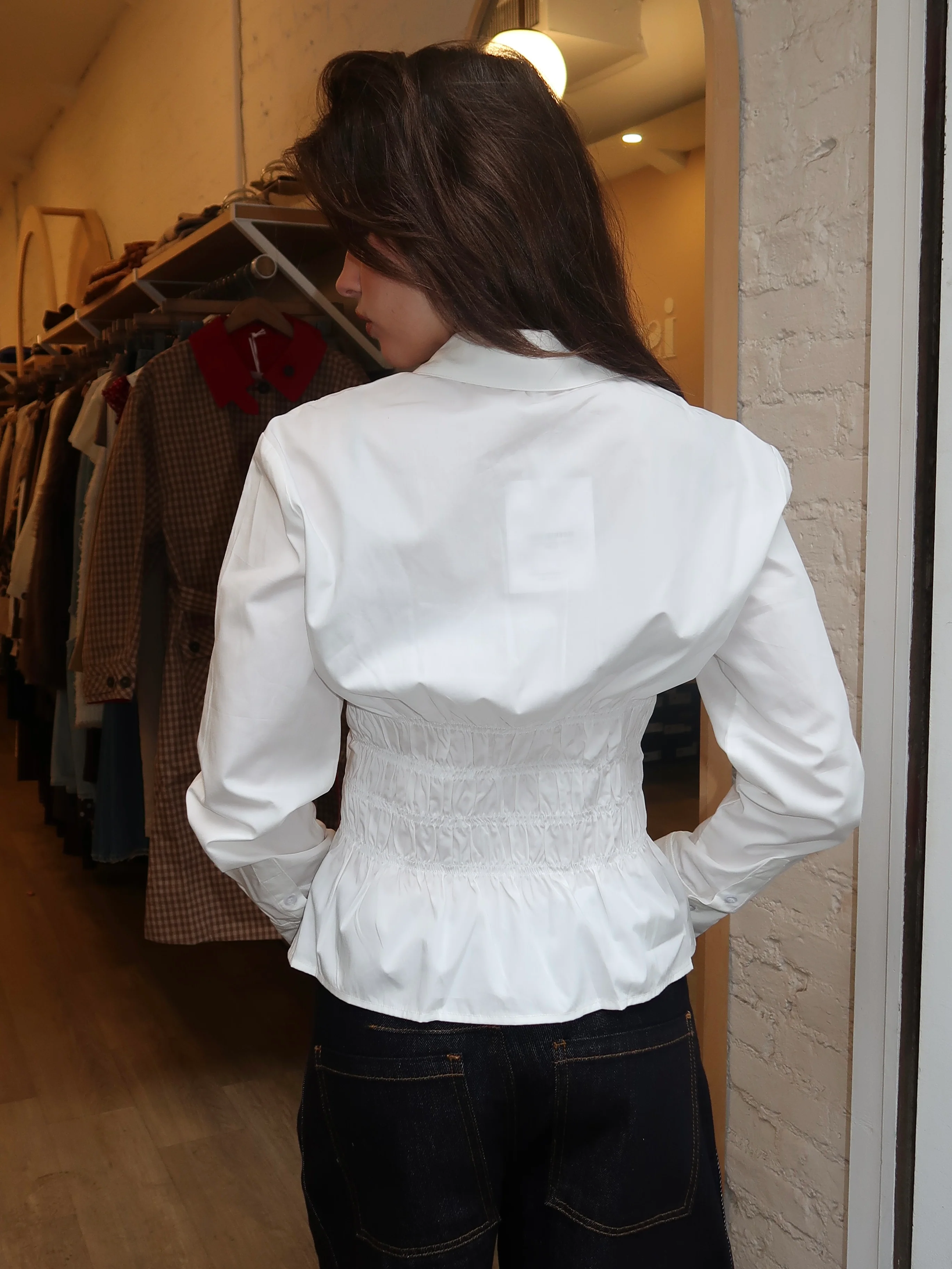 Bixel Shirt in White - Image 3