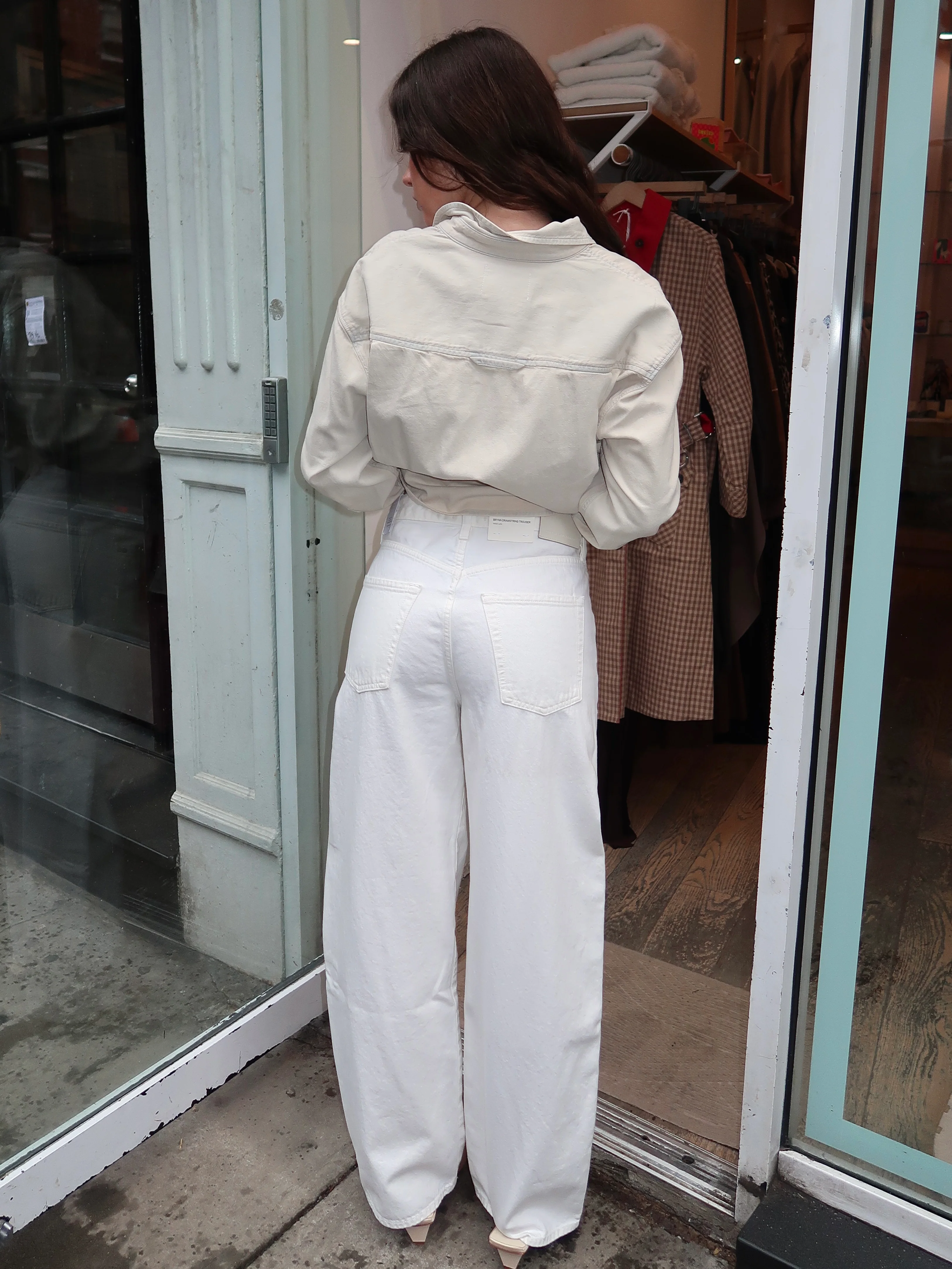 Brynn Drawstring Trouser in Pashmina - Image 3