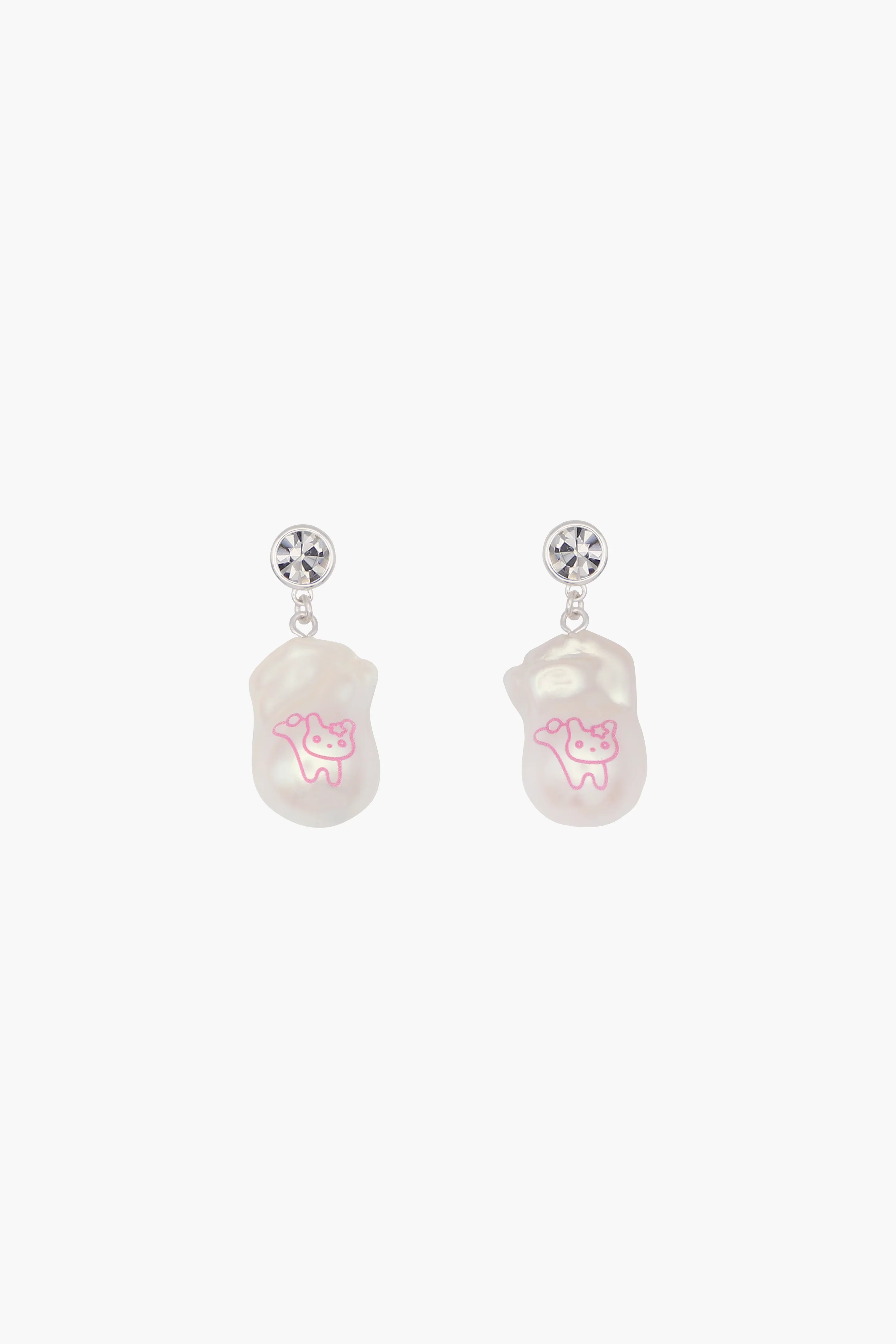 Bunny Pearl Earrings - Image 2