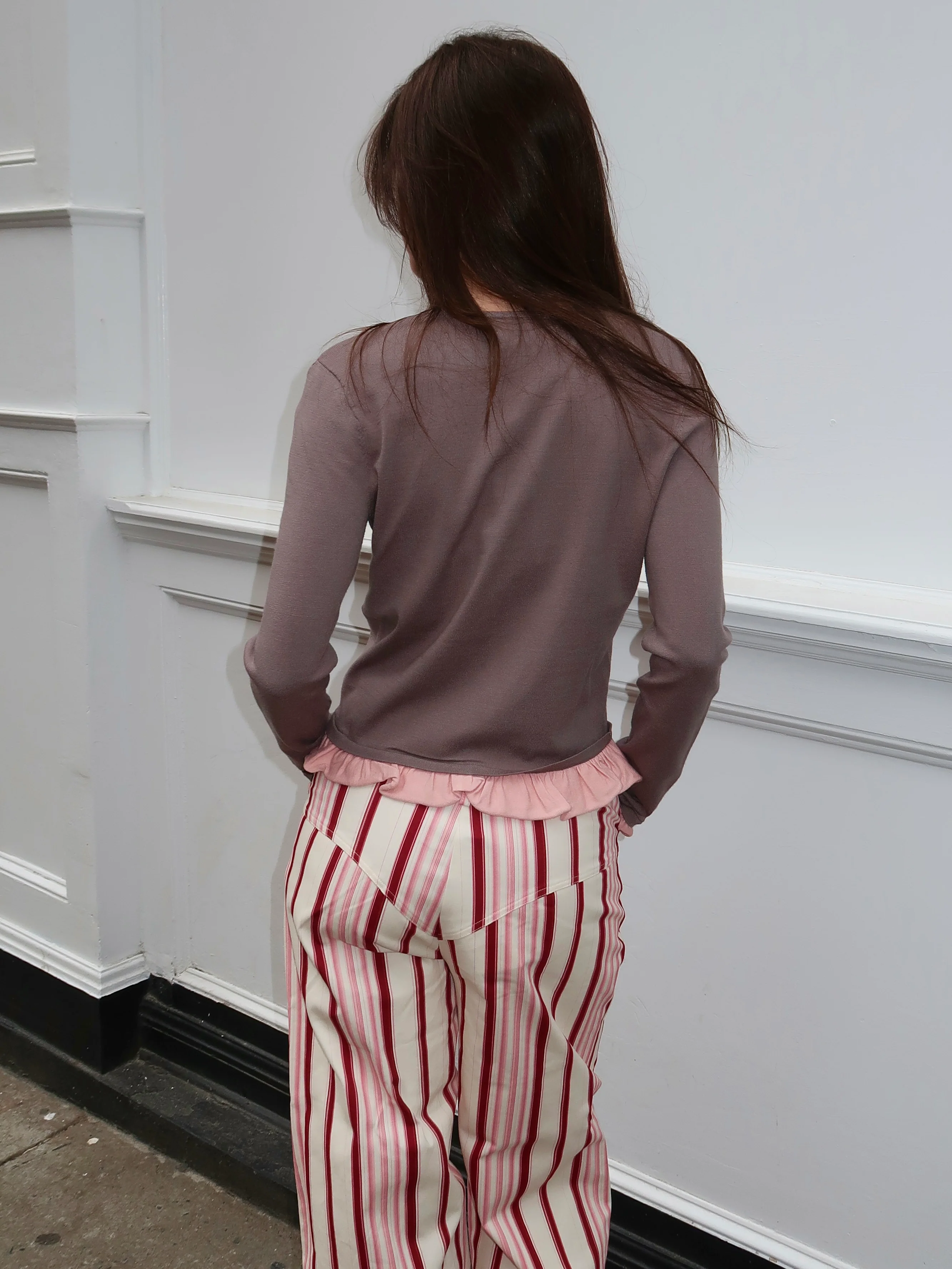 Camelia Grey Knitted Top - Image 3