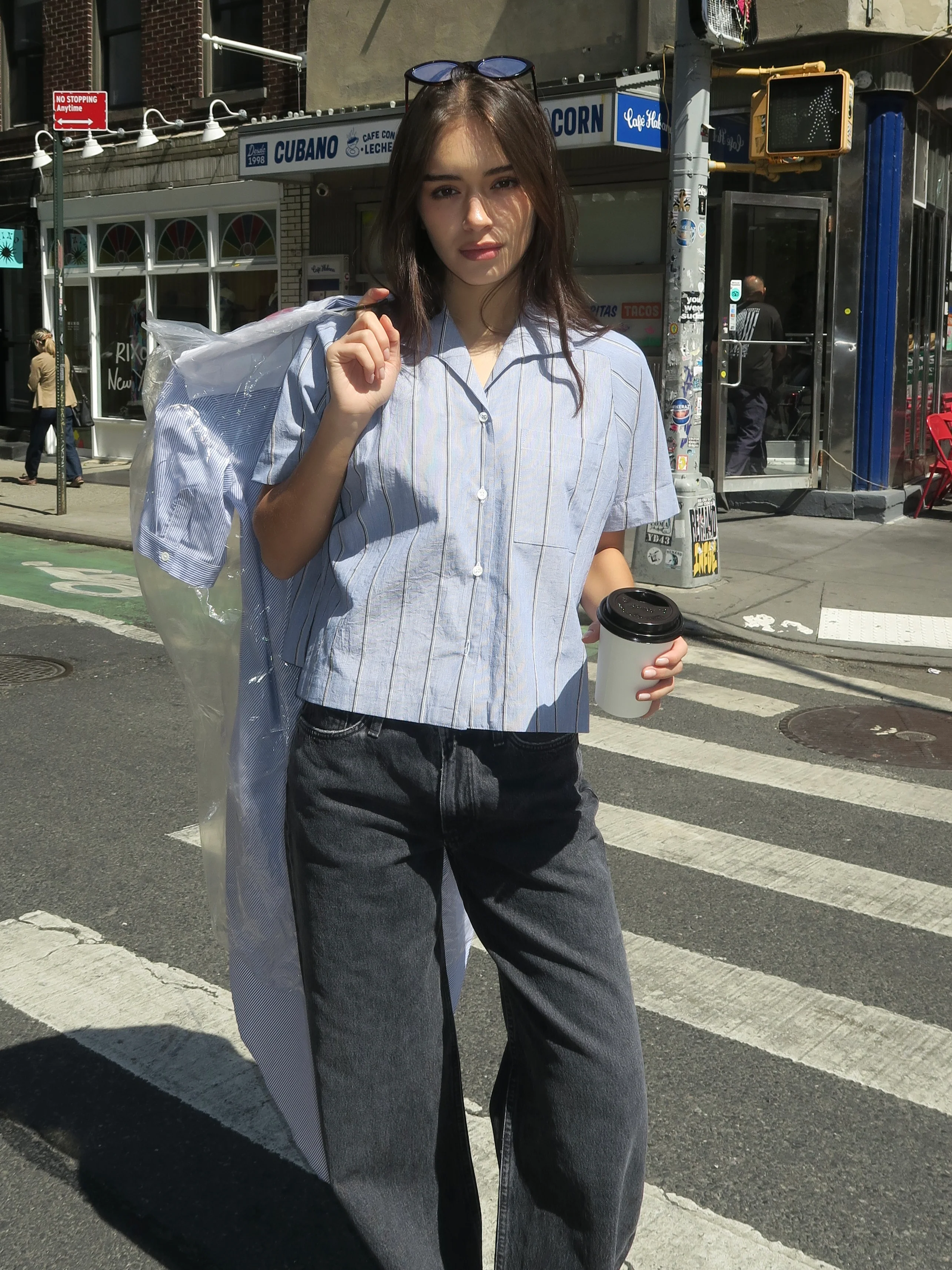 Camp Shirt in Organic Stripe - Image 2