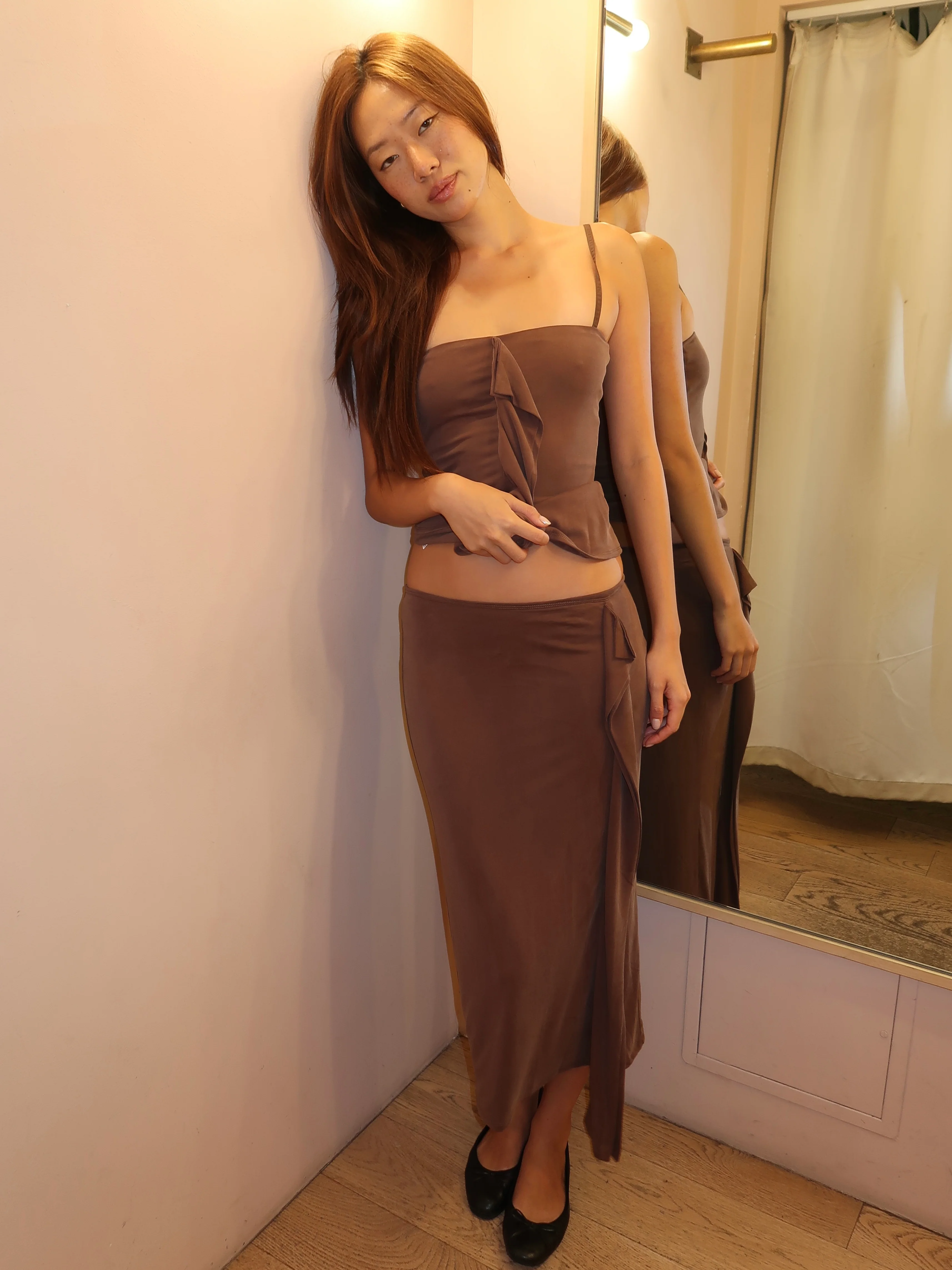 Cascade Skirt in Brown - Image 4