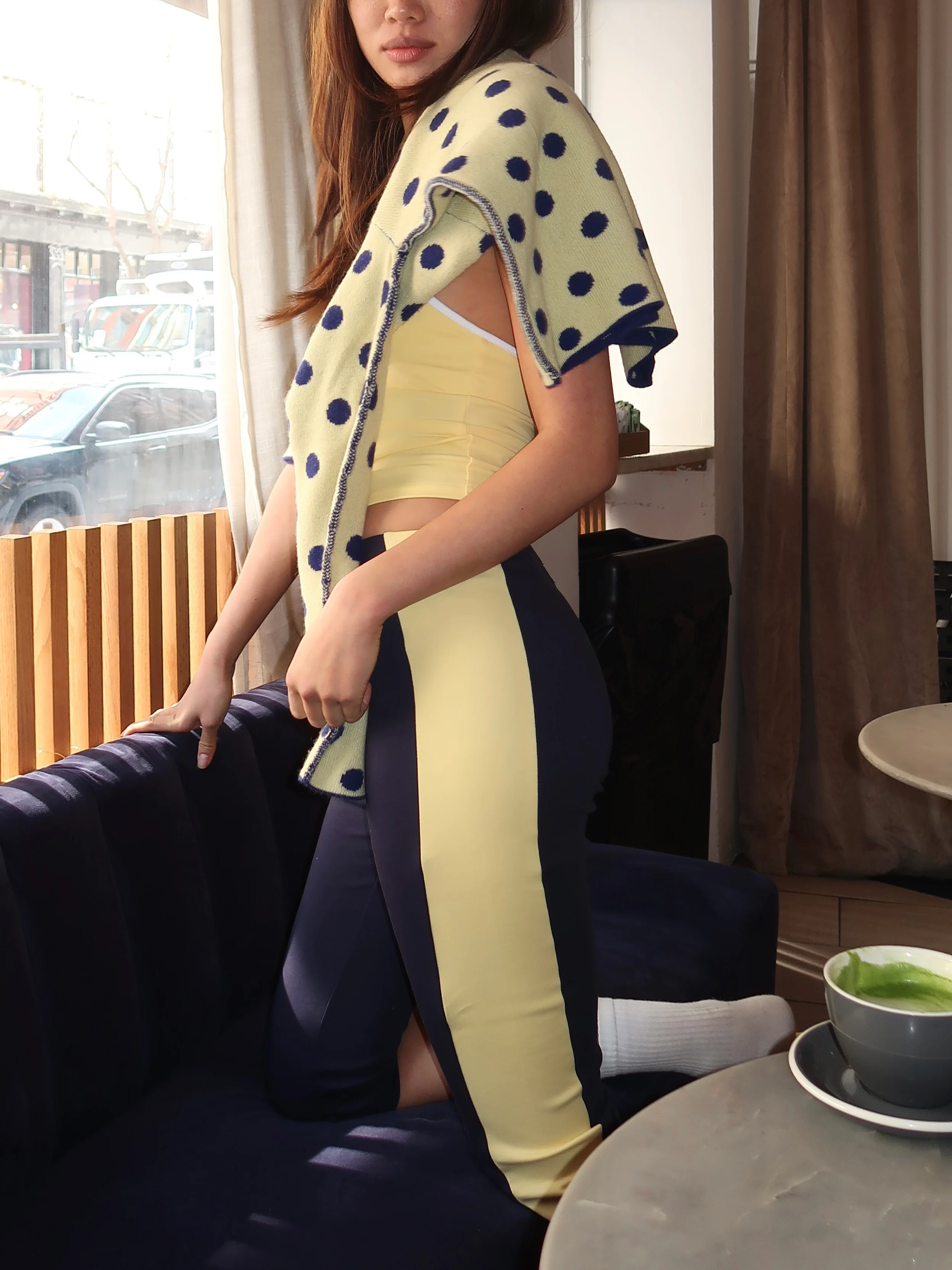 Castillo Capri's in Navy Yellow - Image 4