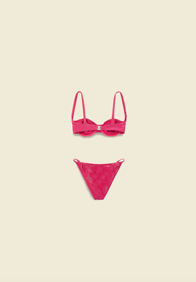 Clarity Bikini in Pink Sapphire - Image 3