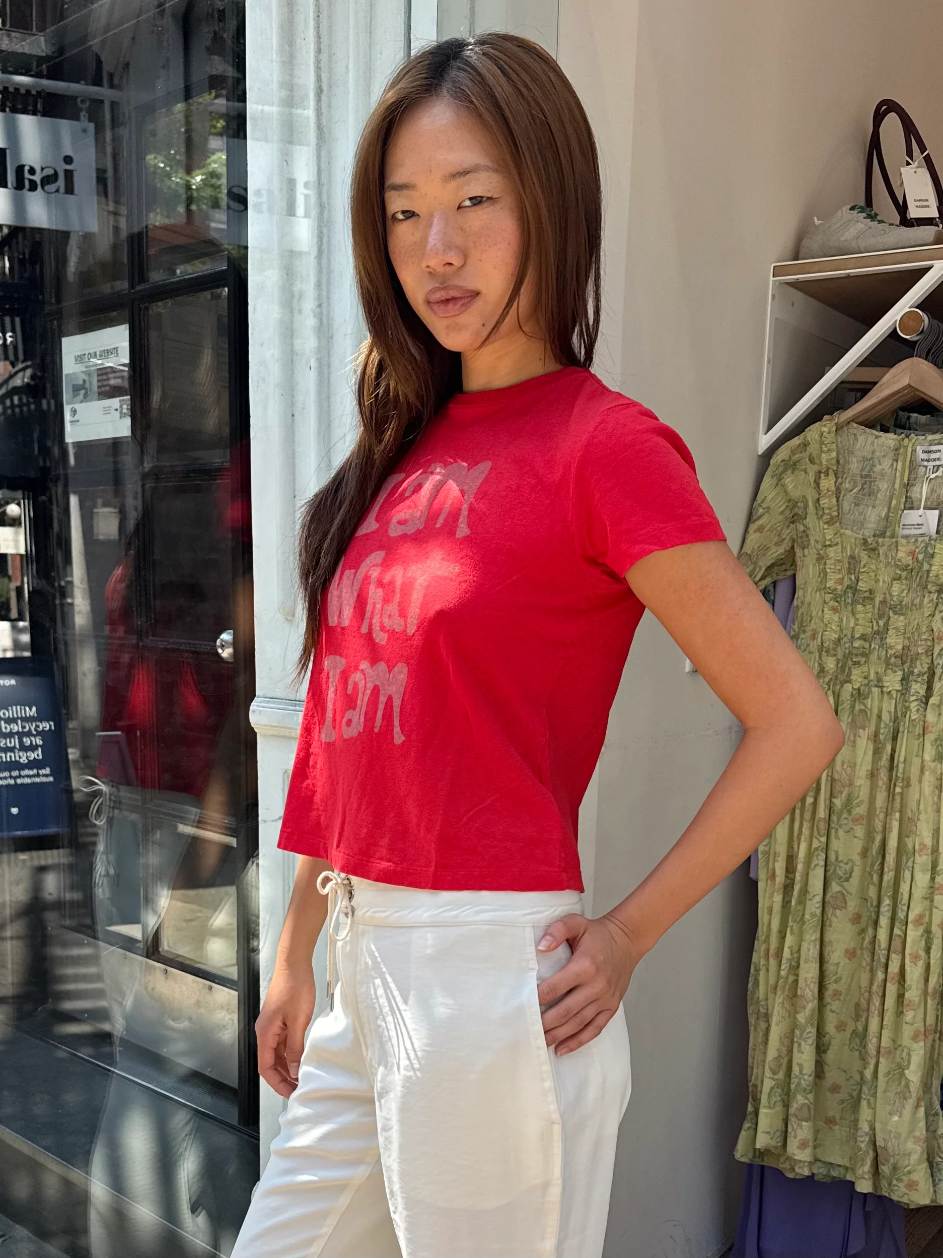 Classic Tee What I Am in Roja - Image 3