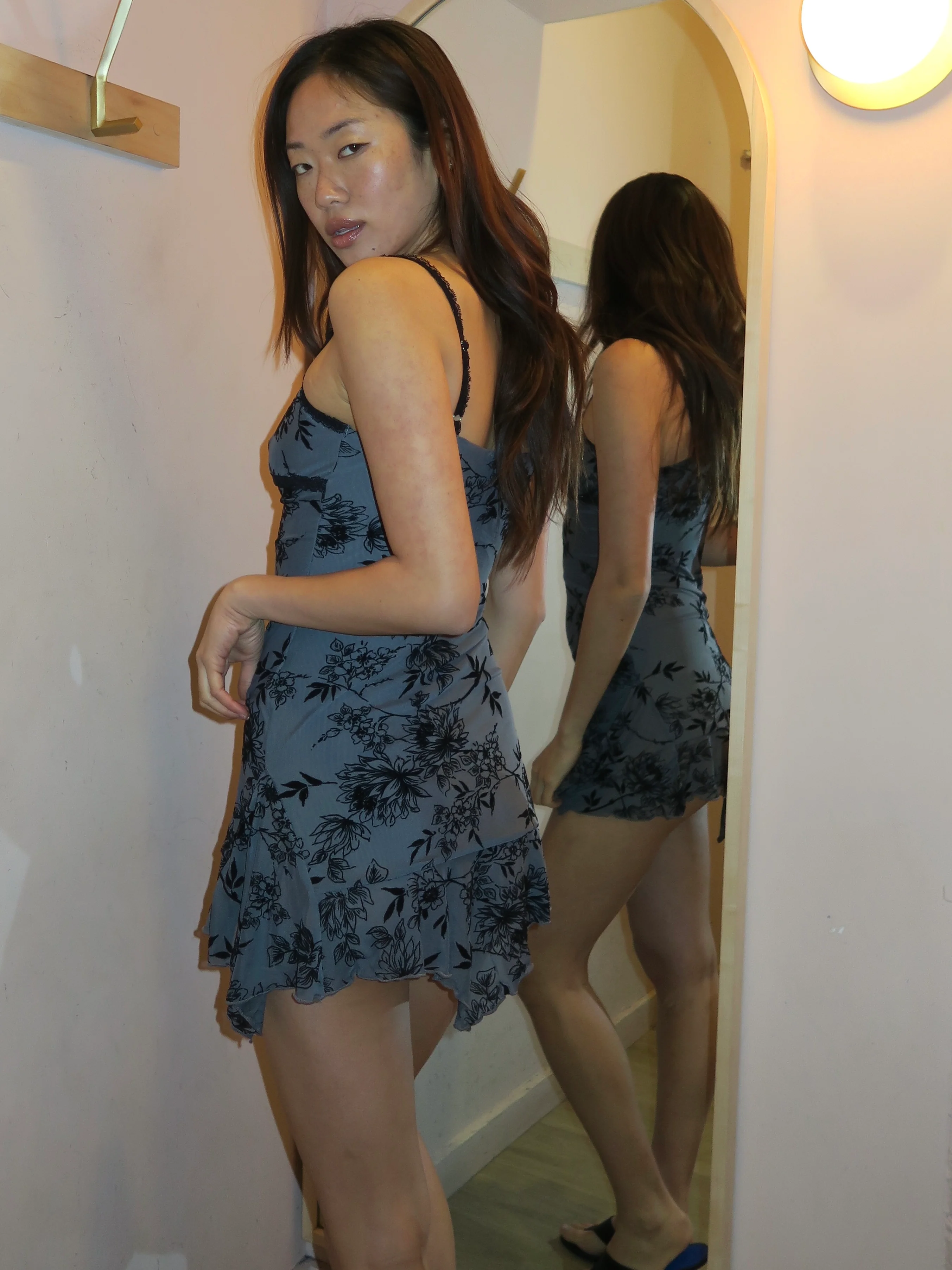 CouCou Mini Dress in Grey - Image 3