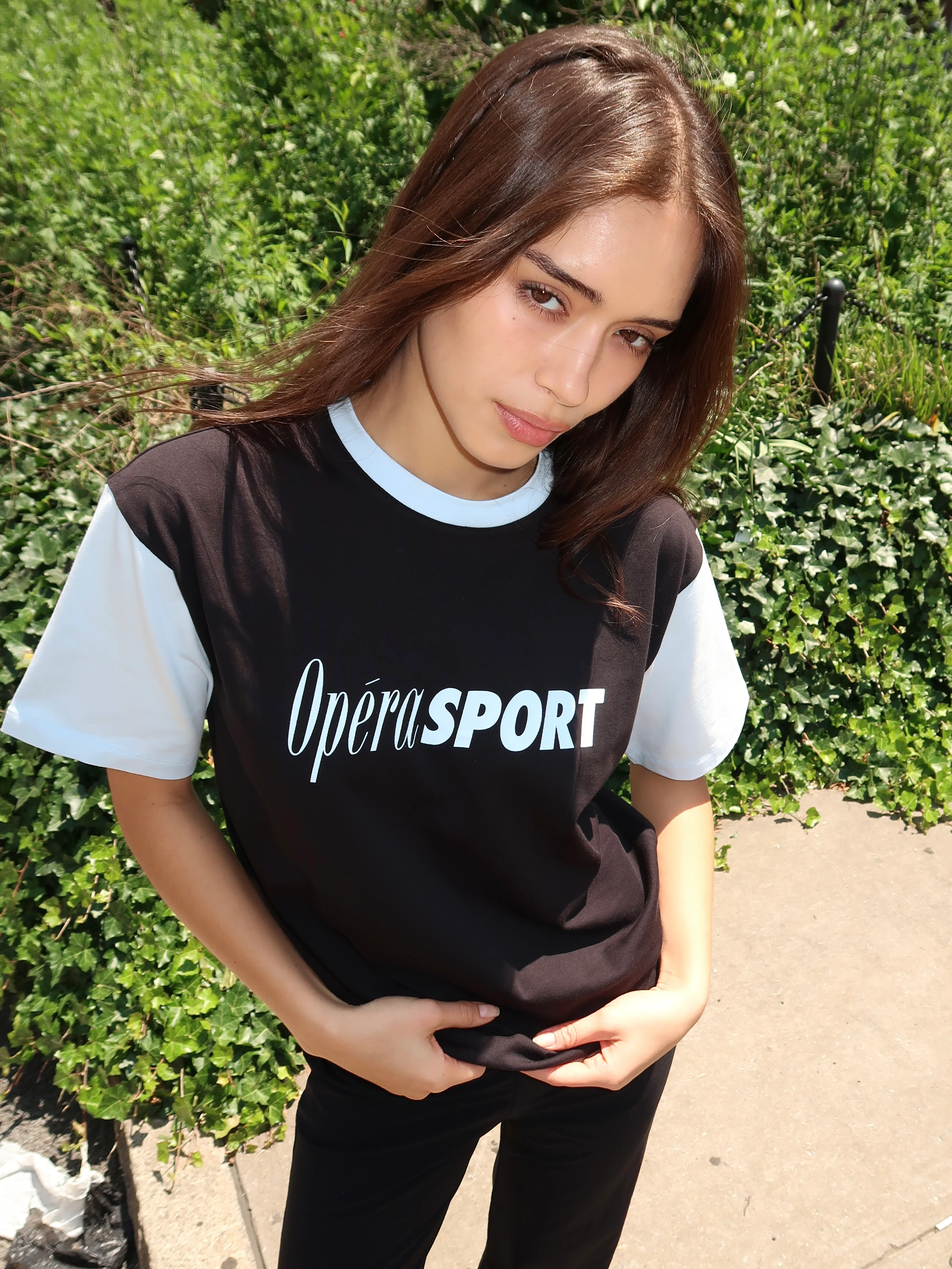 Cruz Unisex T-Shirt in Black/Ice Water - Image 2