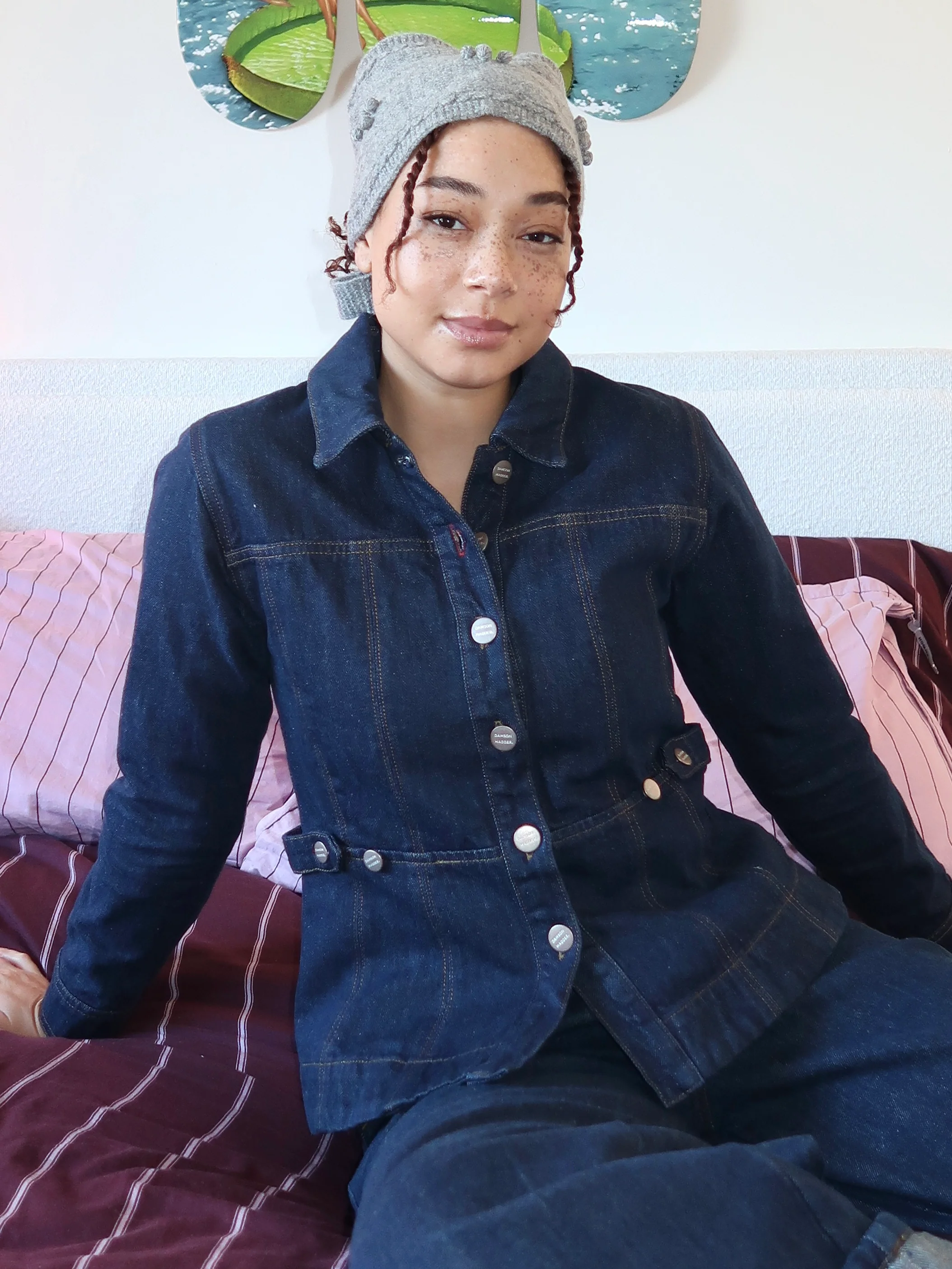 Darbie Shirt in Engineer Raw Wash Blue - Image 2
