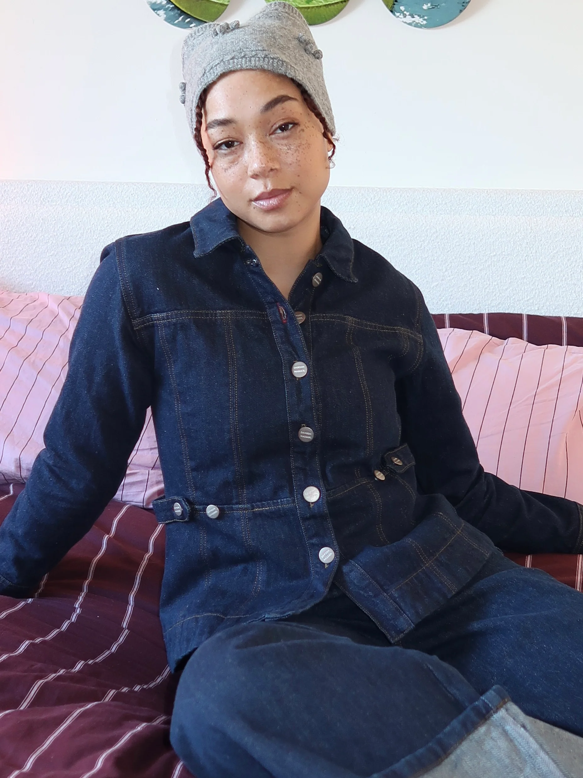 Darbie Shirt in Engineer Raw Wash Blue - Image 4