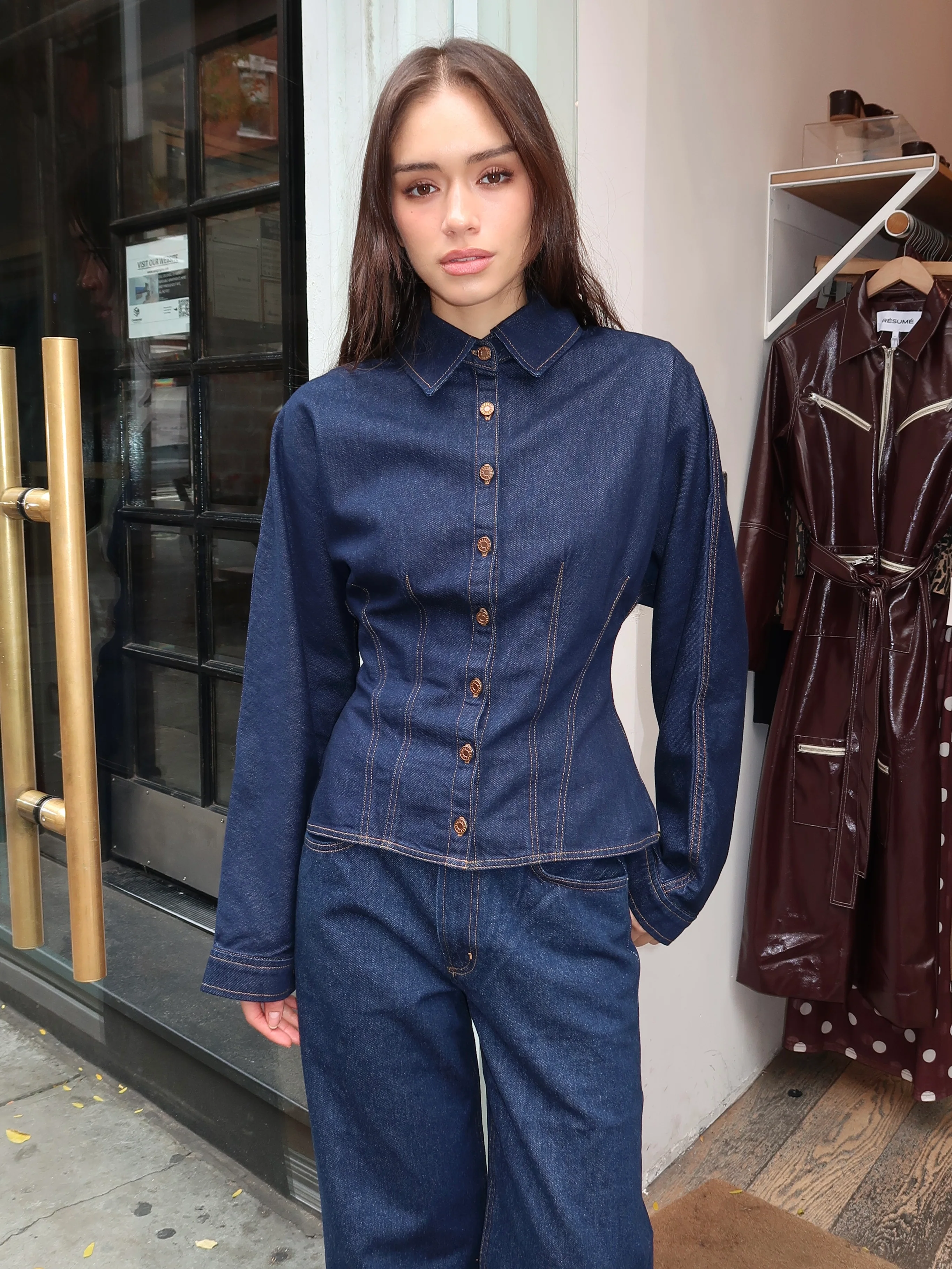 Devon Shirt in Rinse - Image 4