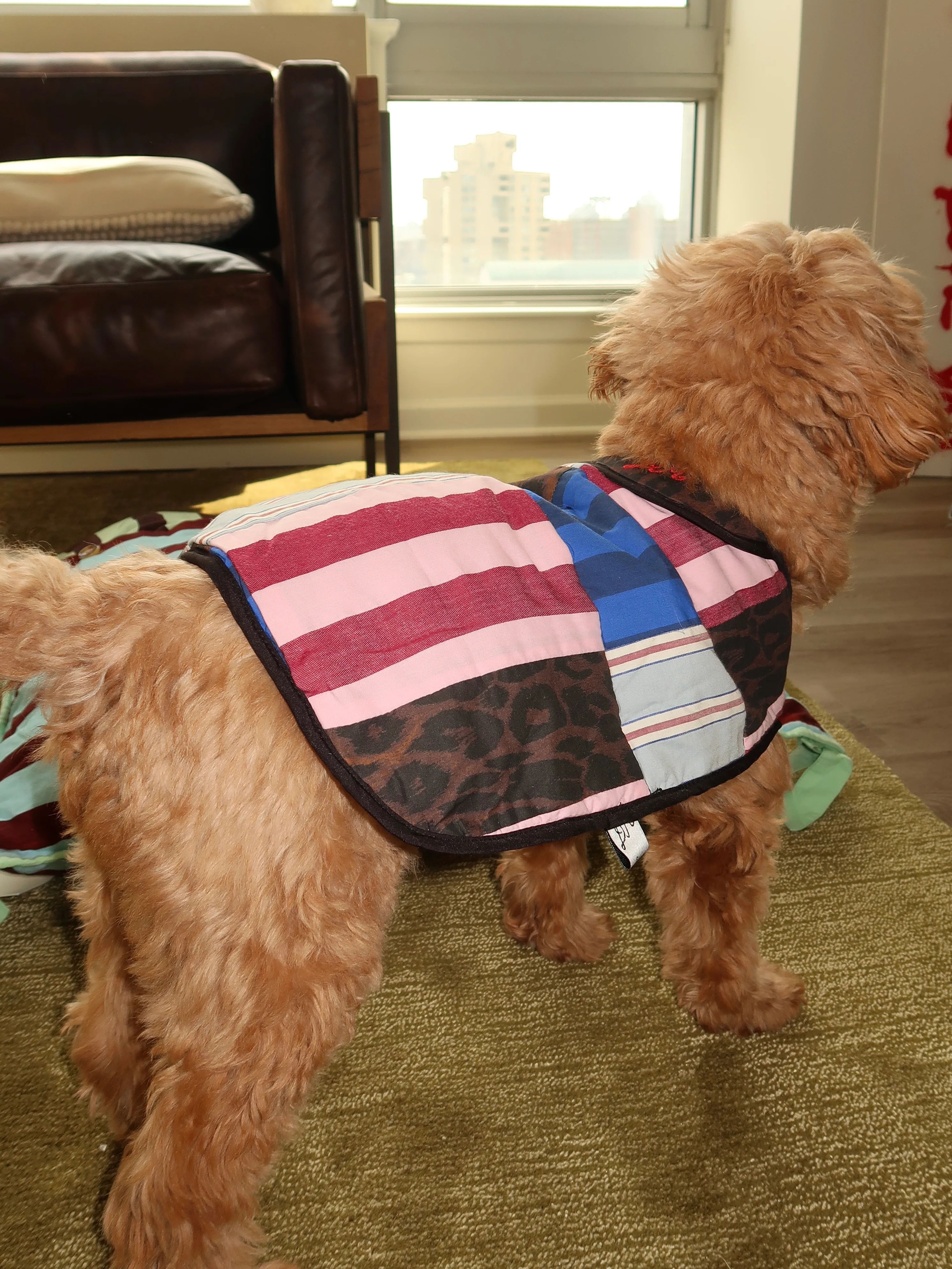 Dog Coat in Patchwork - Image 3