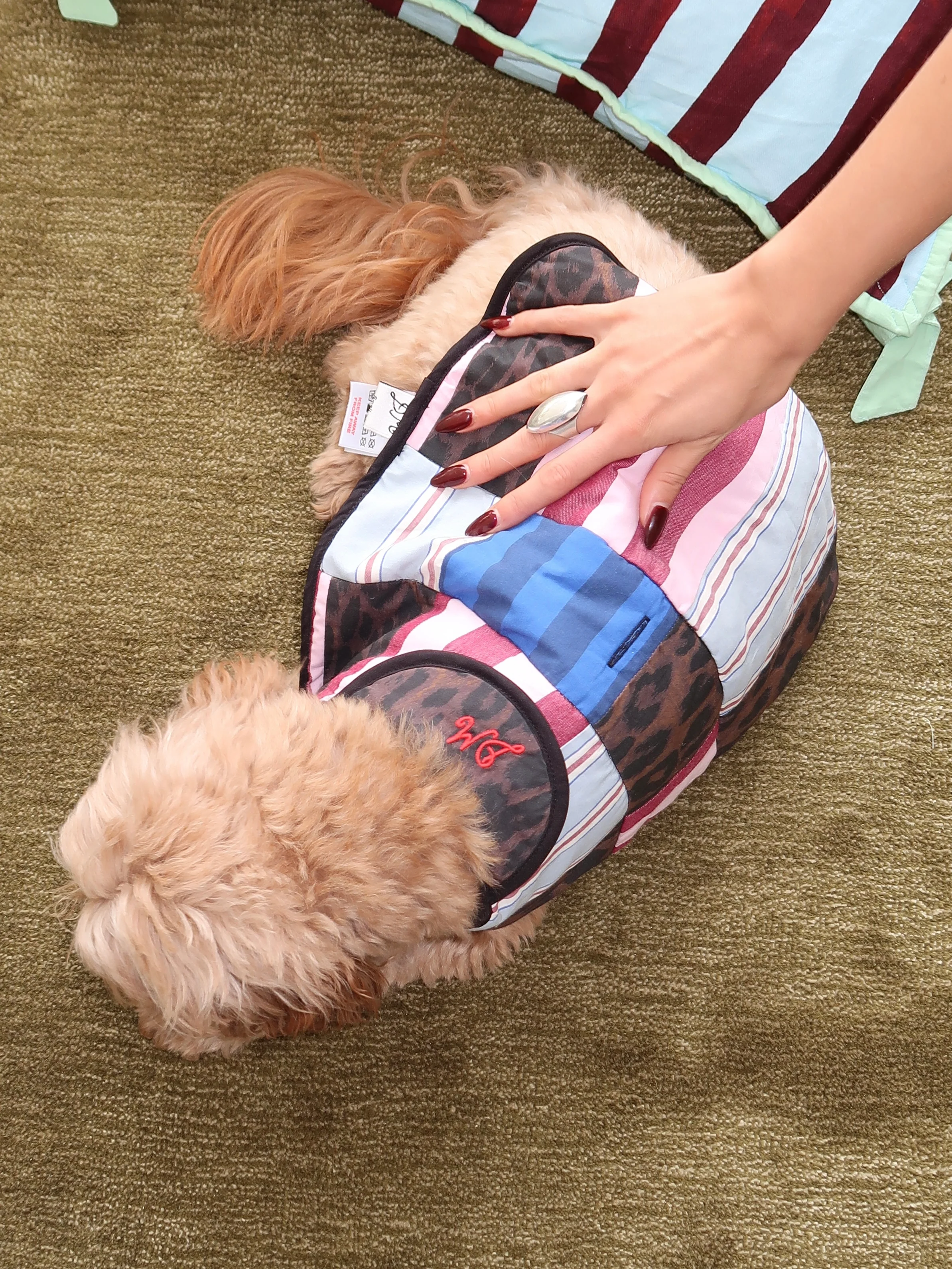 Dog Coat in Patchwork - Image 4