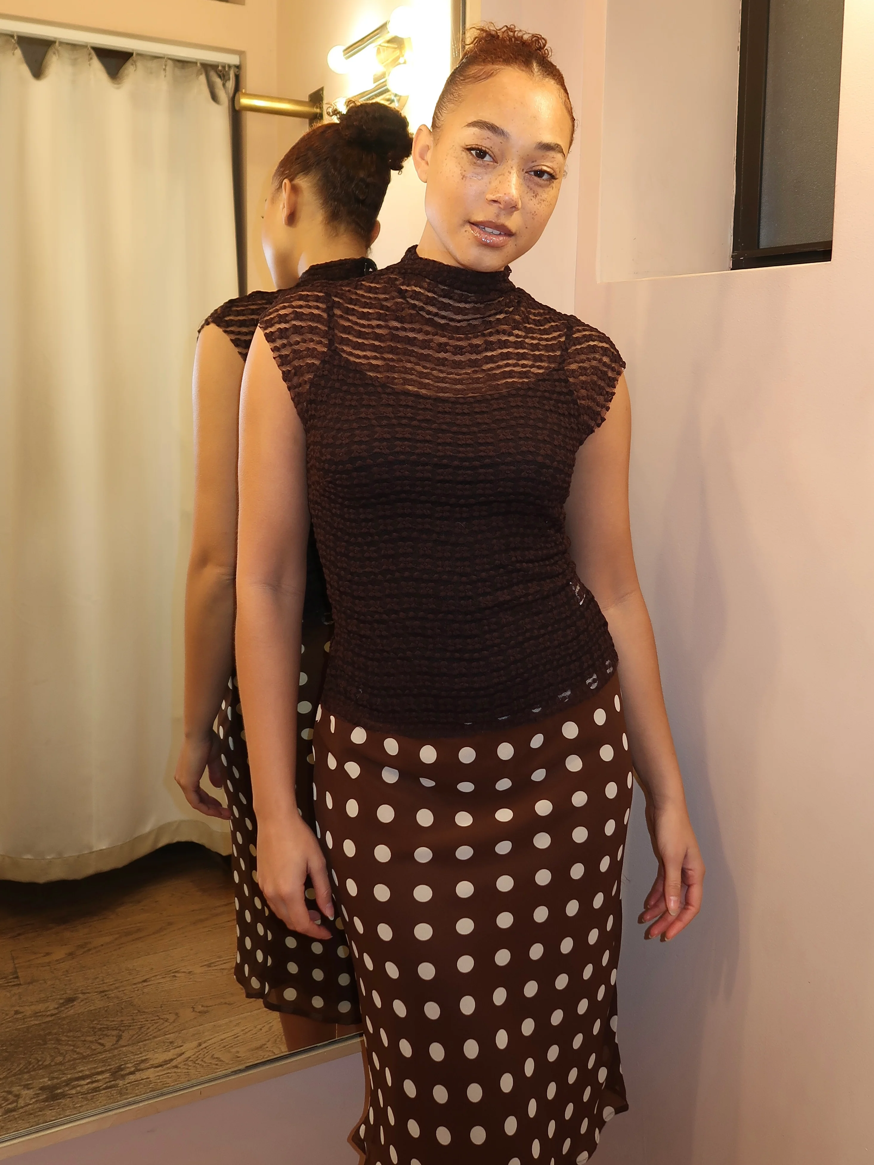 Emaretta Top in Dark Chocolate - Image 4