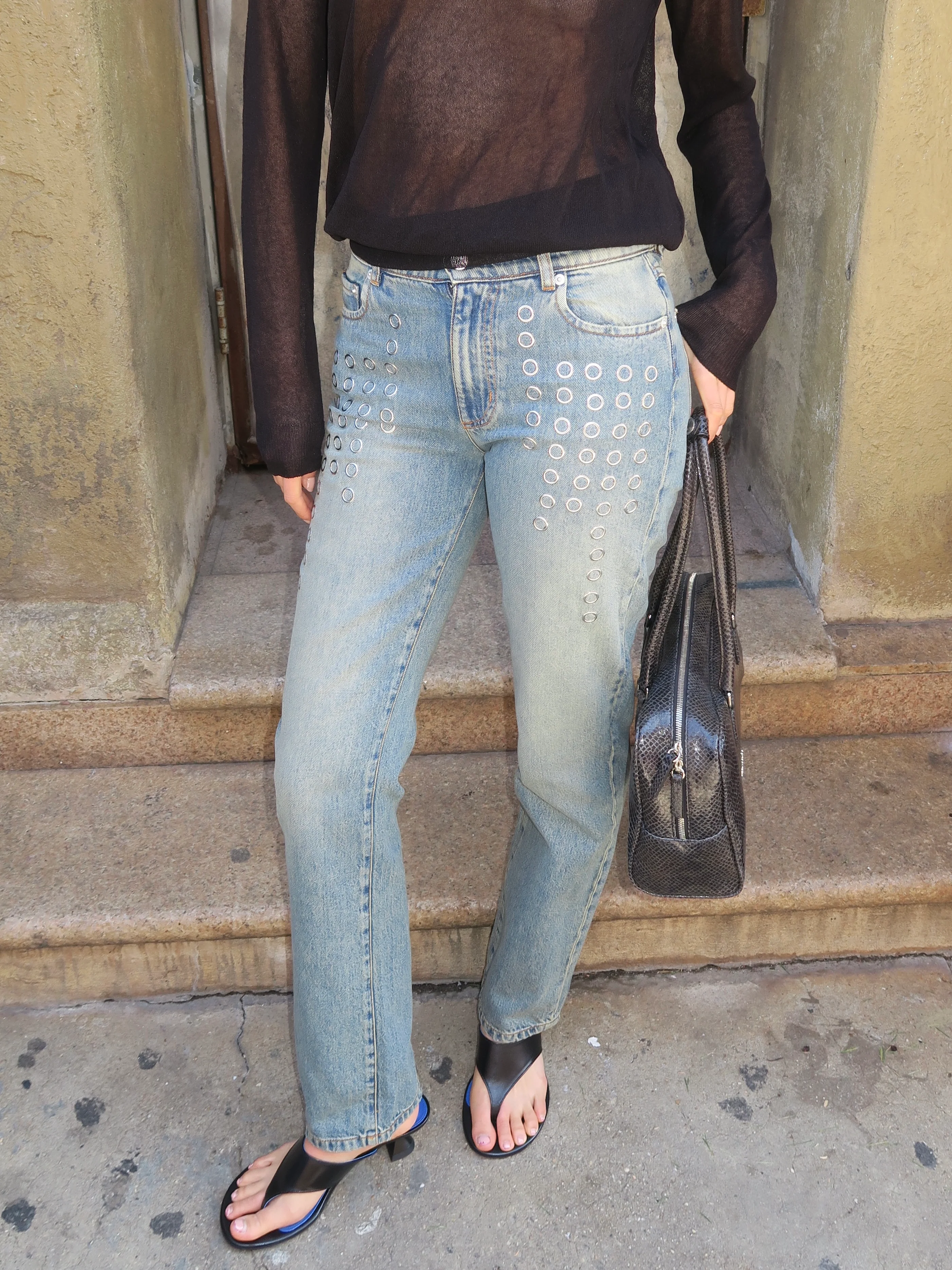 Emily Trousers in Blue - Image 4