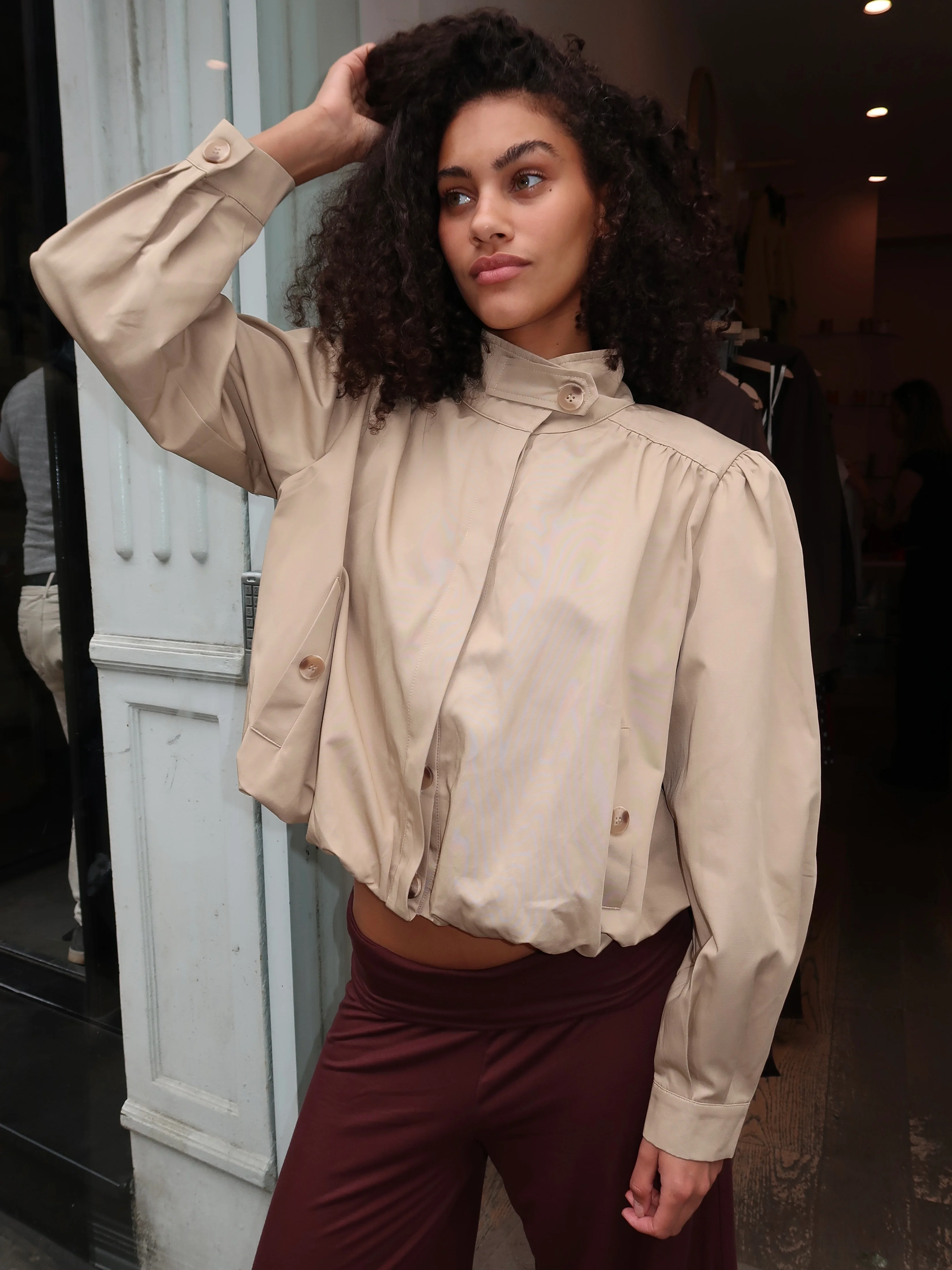 Estero Jacket in Khaki - Image 2
