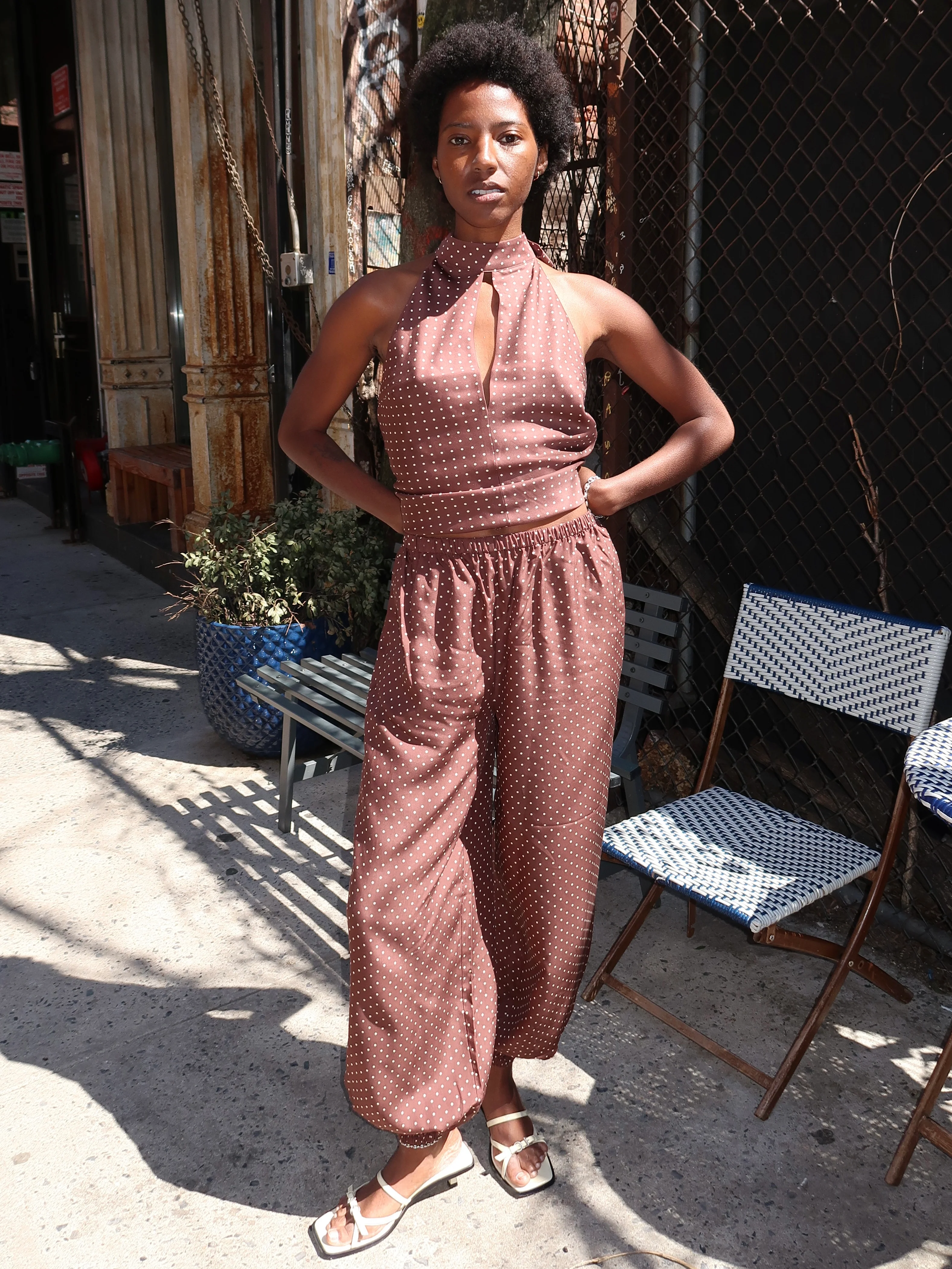 Evie Pant in Choco Vanilla