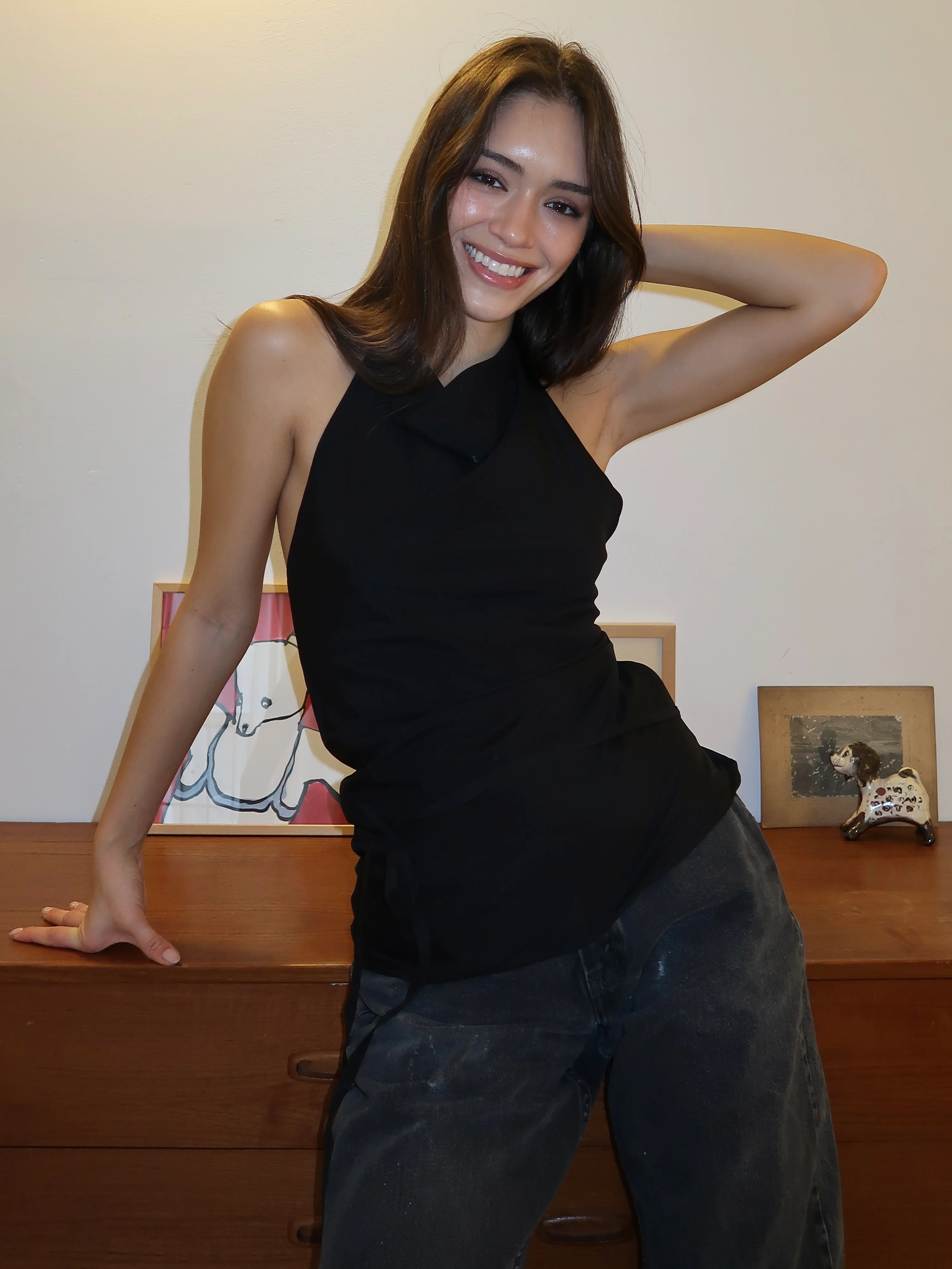 Faie Blouse in Black - Image 2