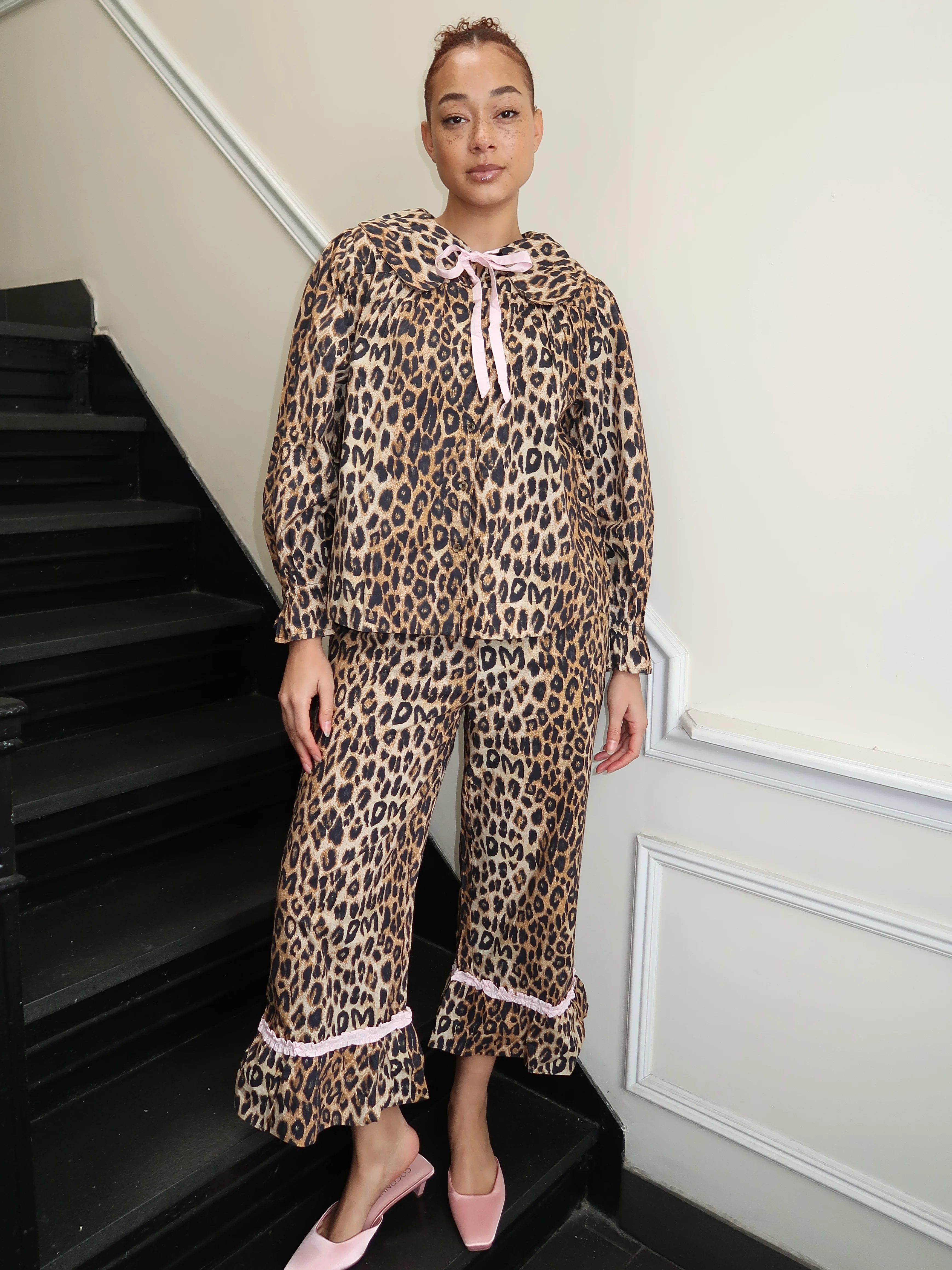 Felice PJ Set in Leopard - Image 2