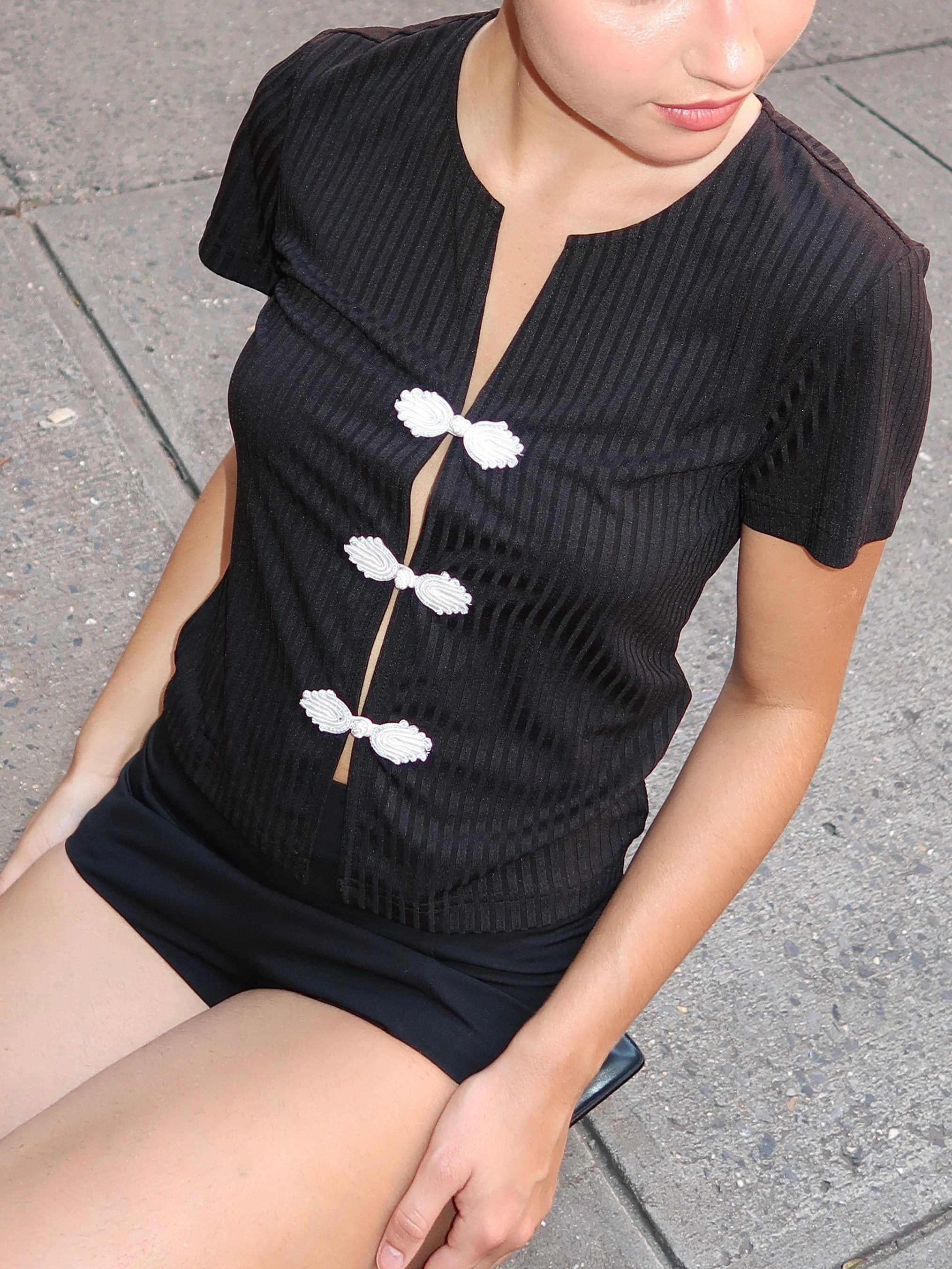 GabbyRs Top in Black - Image 4