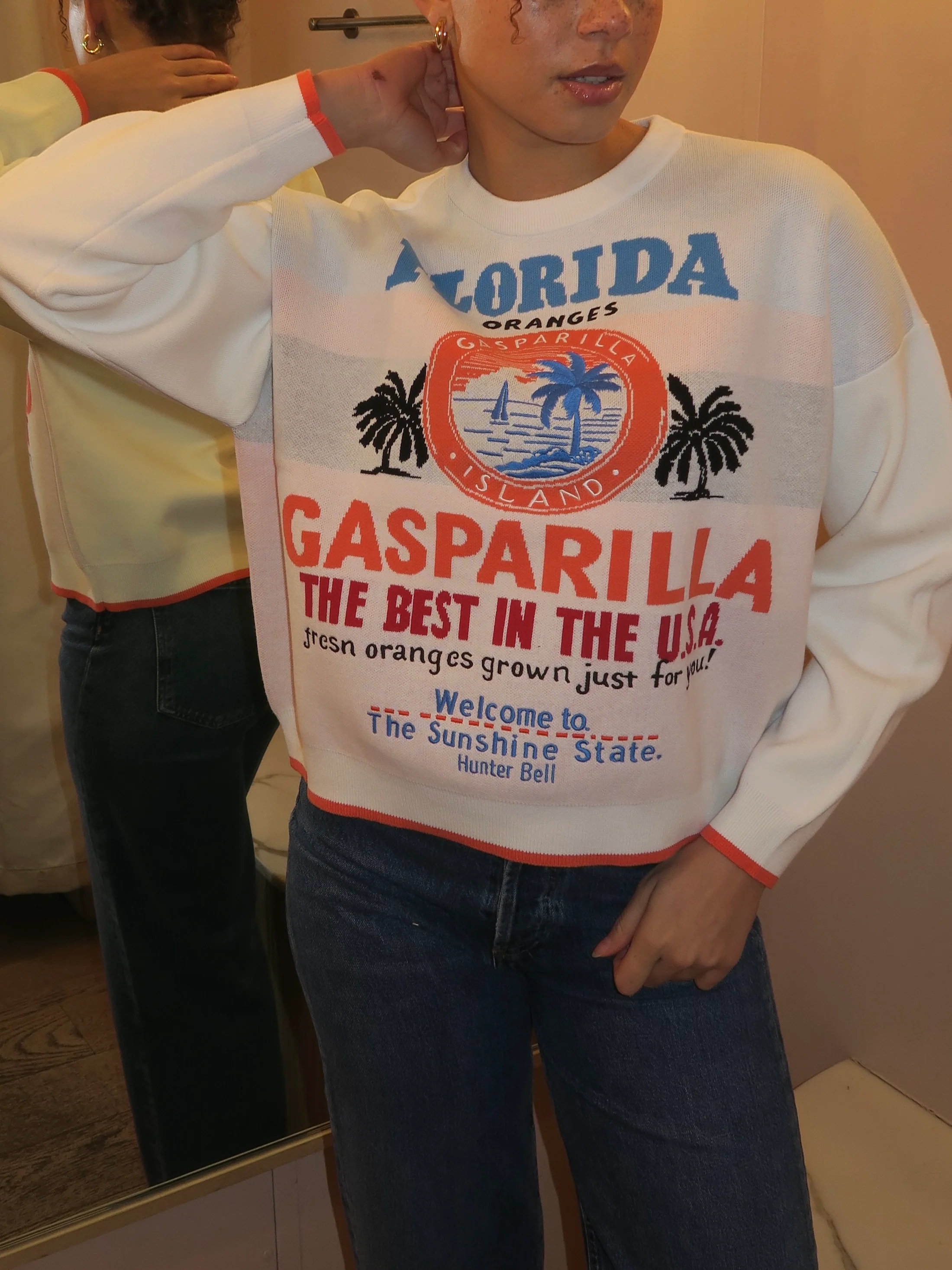 Gasparilla Sweater in Off-White - Image 2