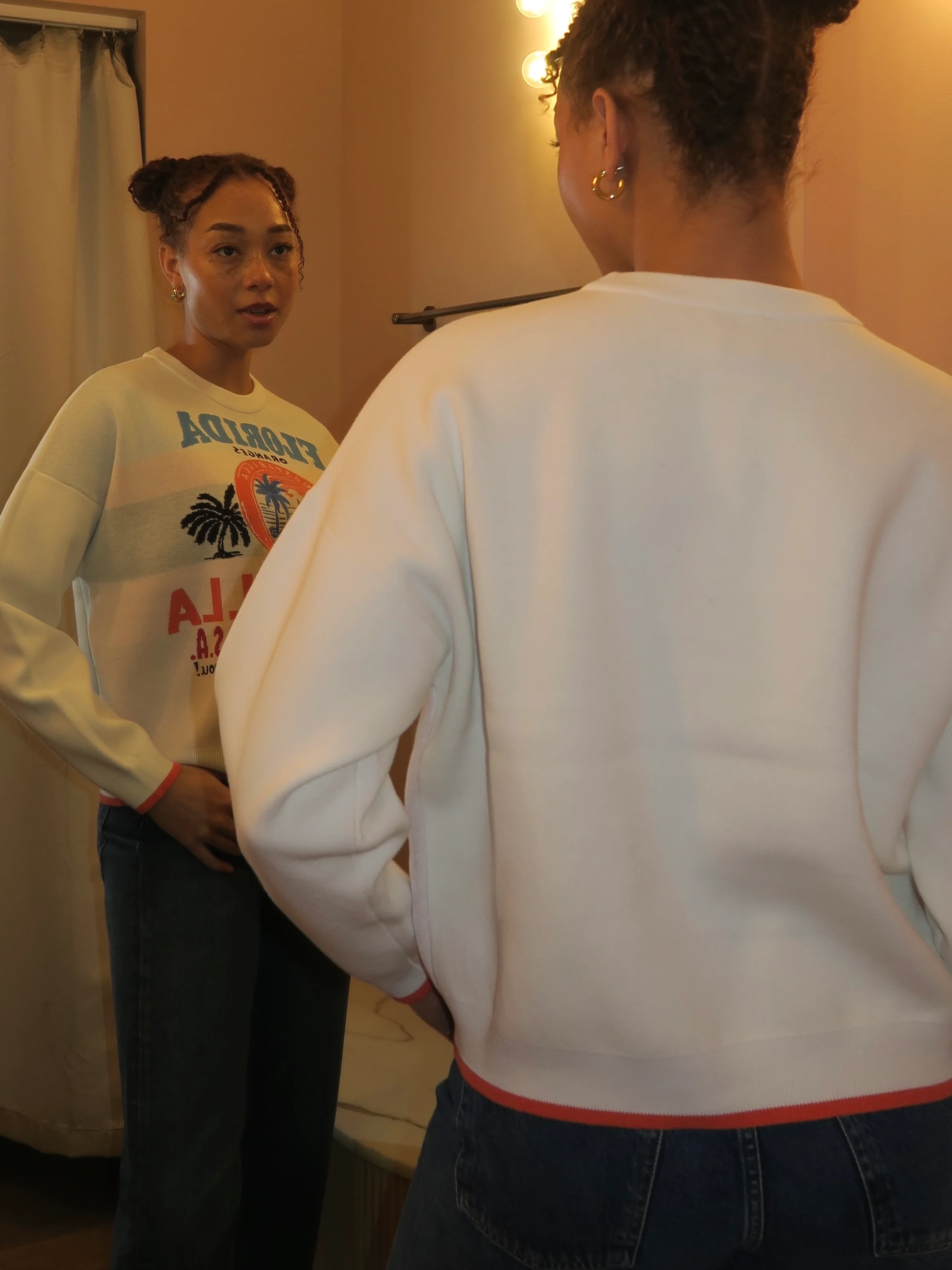 Gasparilla Sweater in Off-White - Image 3