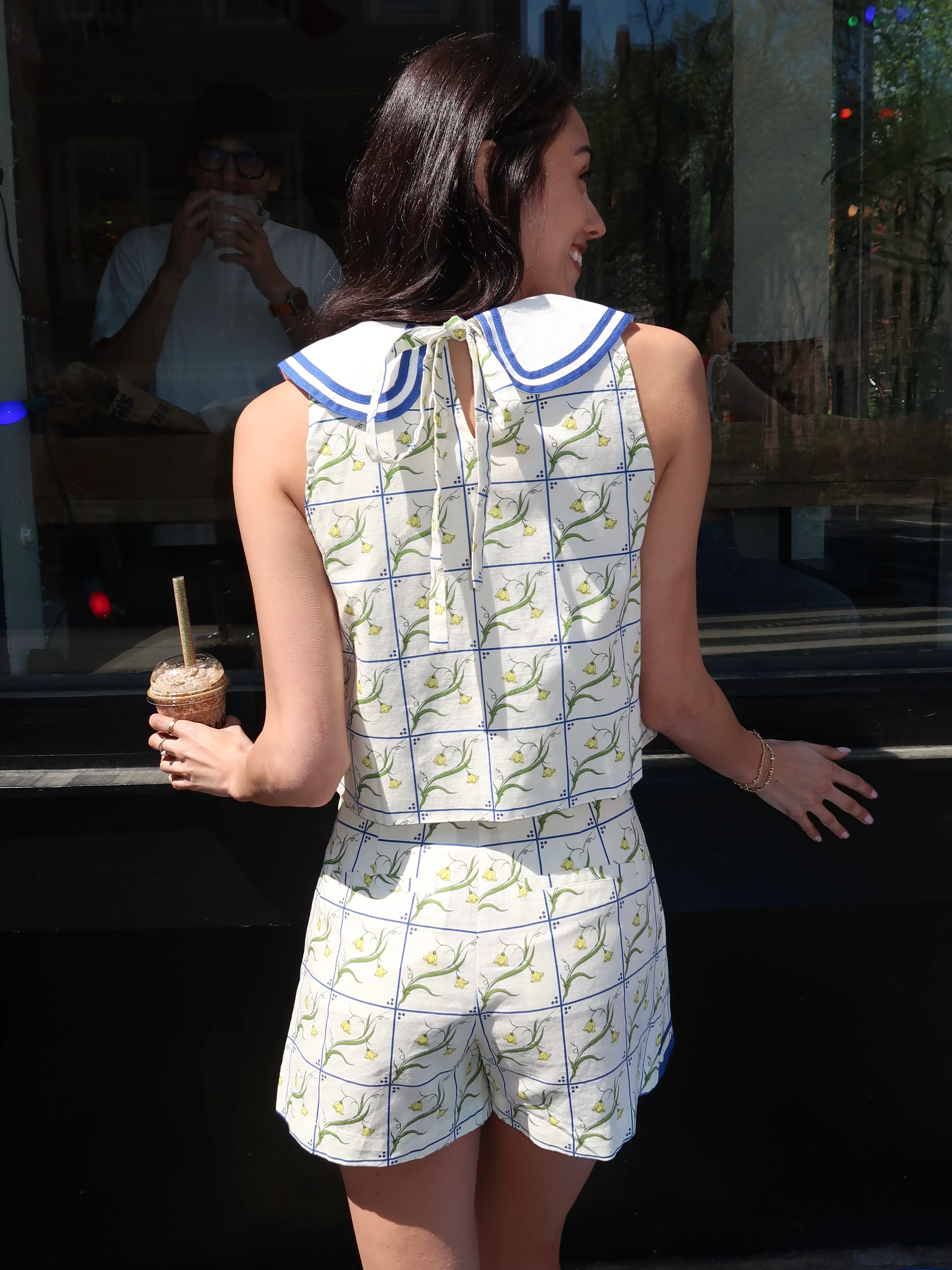 Georgia Top in Buttercup Tile - Image 3