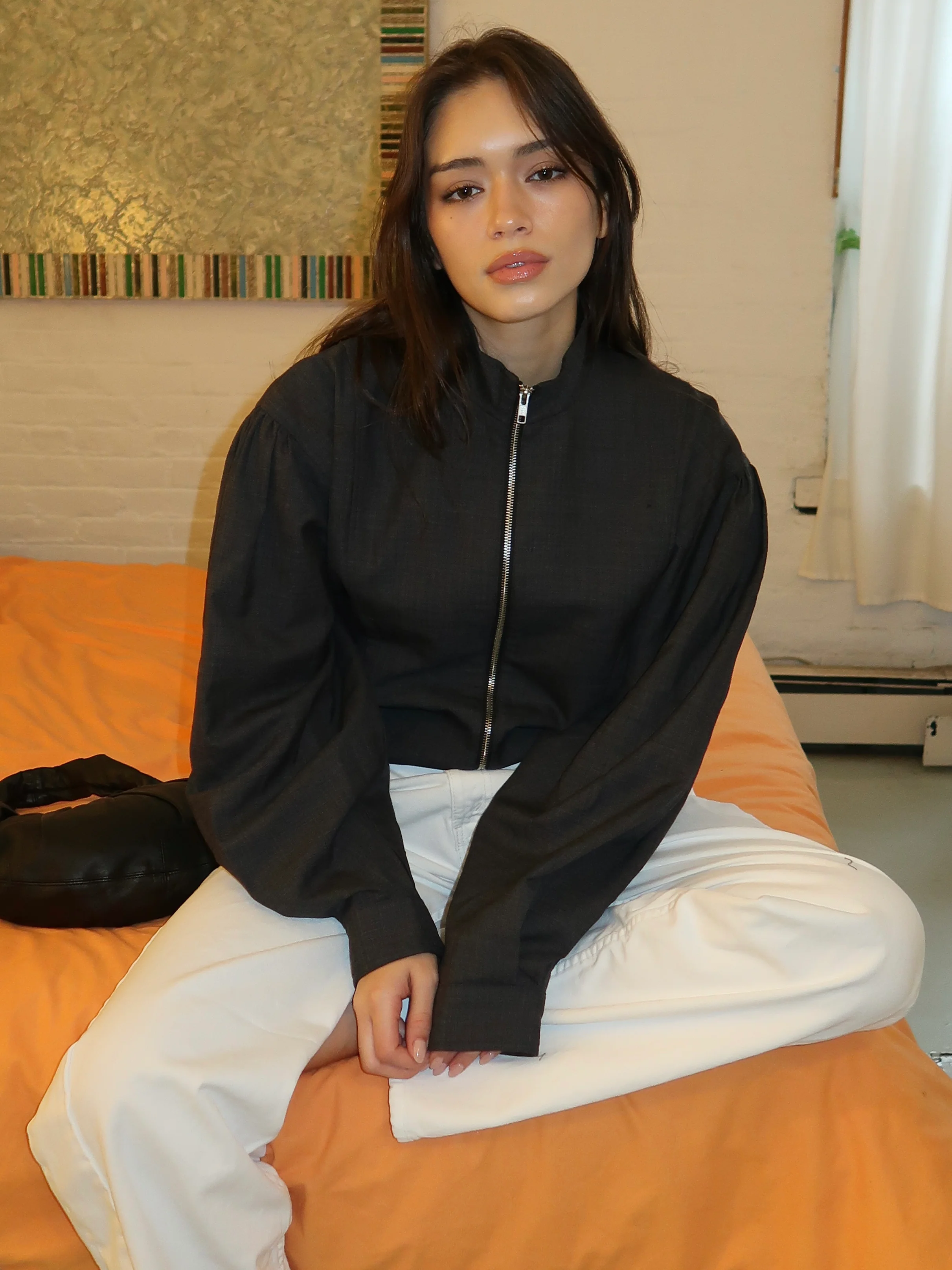 Globo Jacket in Charcoal - Image 4