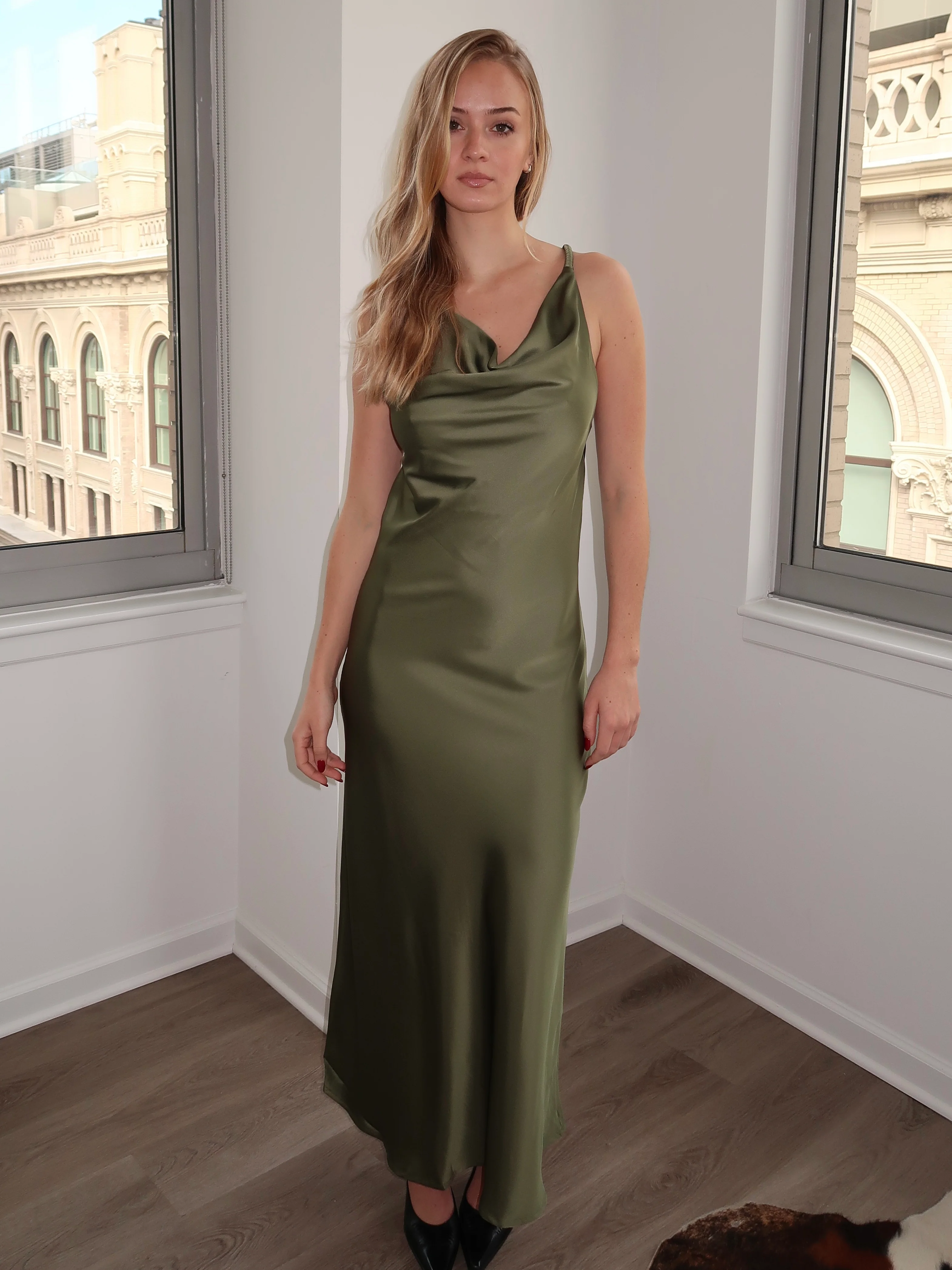 Ibiza Maxi Dress in Green Tea