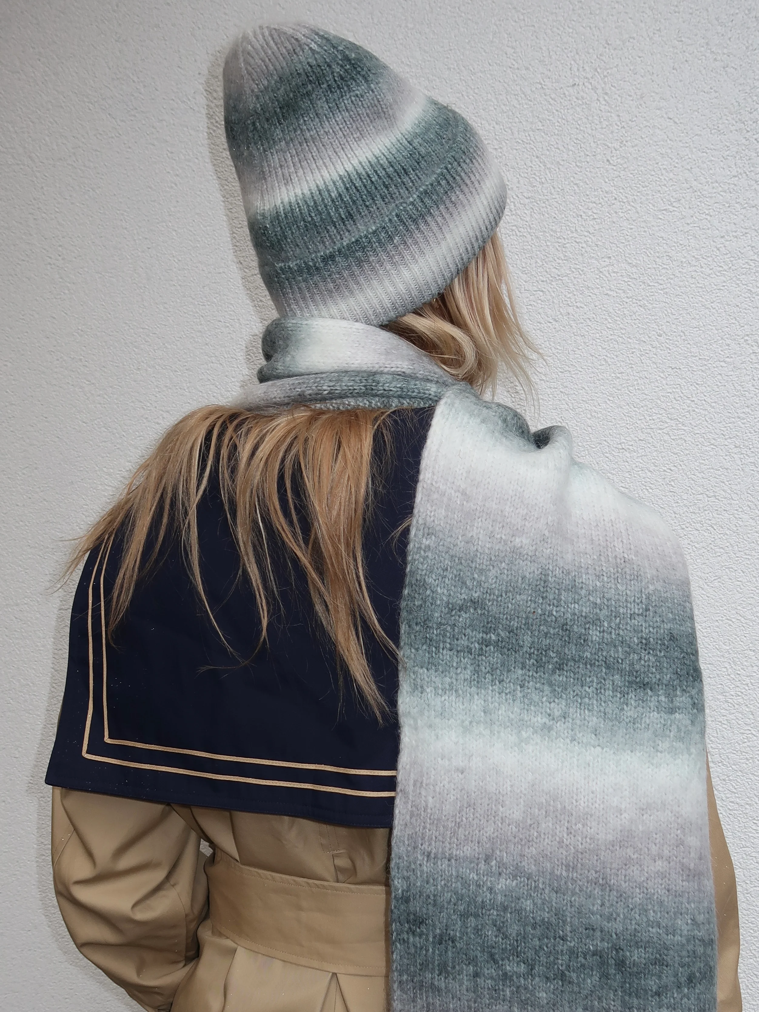Isalis Sunset Beanie in Grey Multi - Image 3