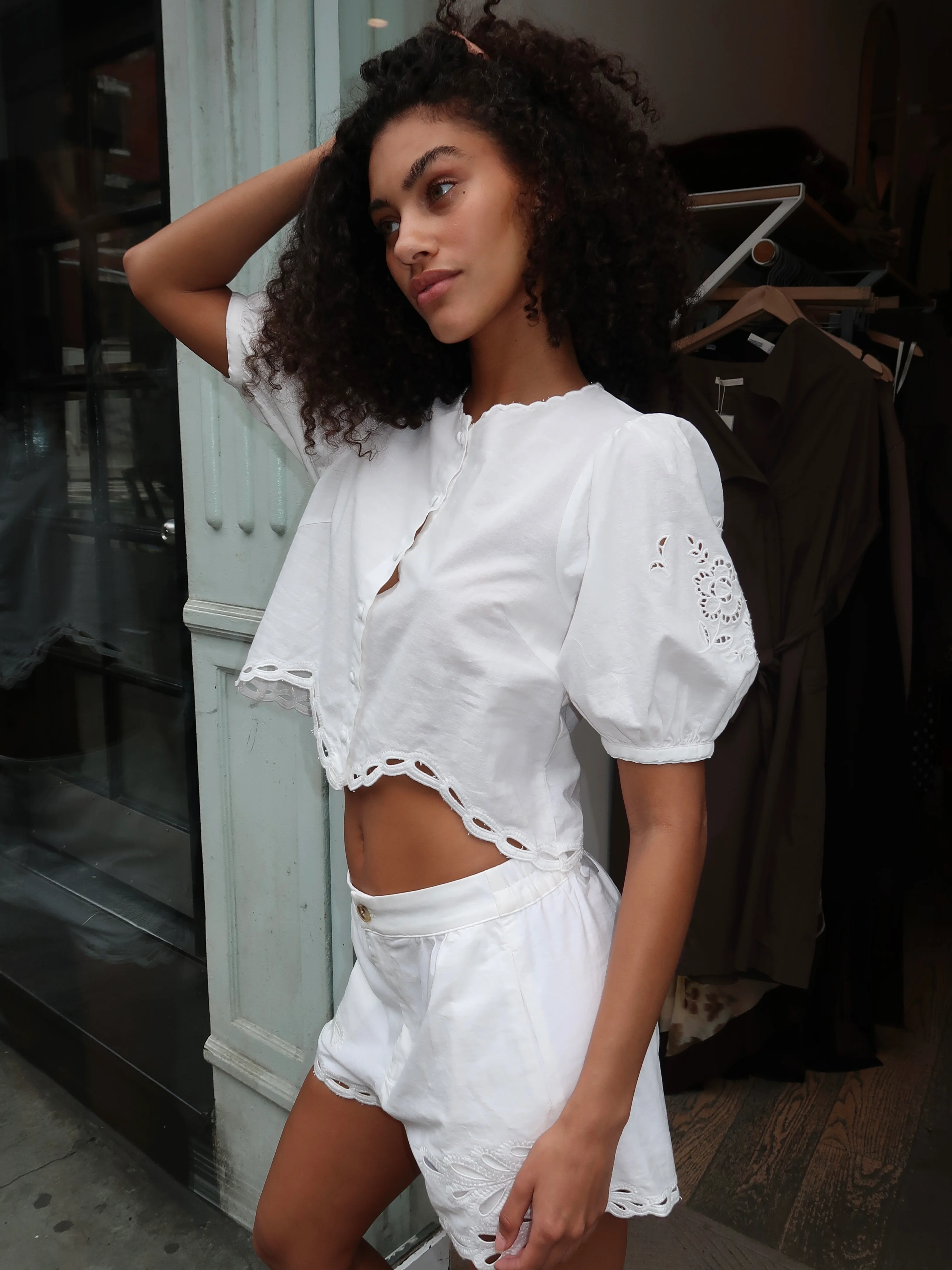 Joellyn Top in White - Image 2