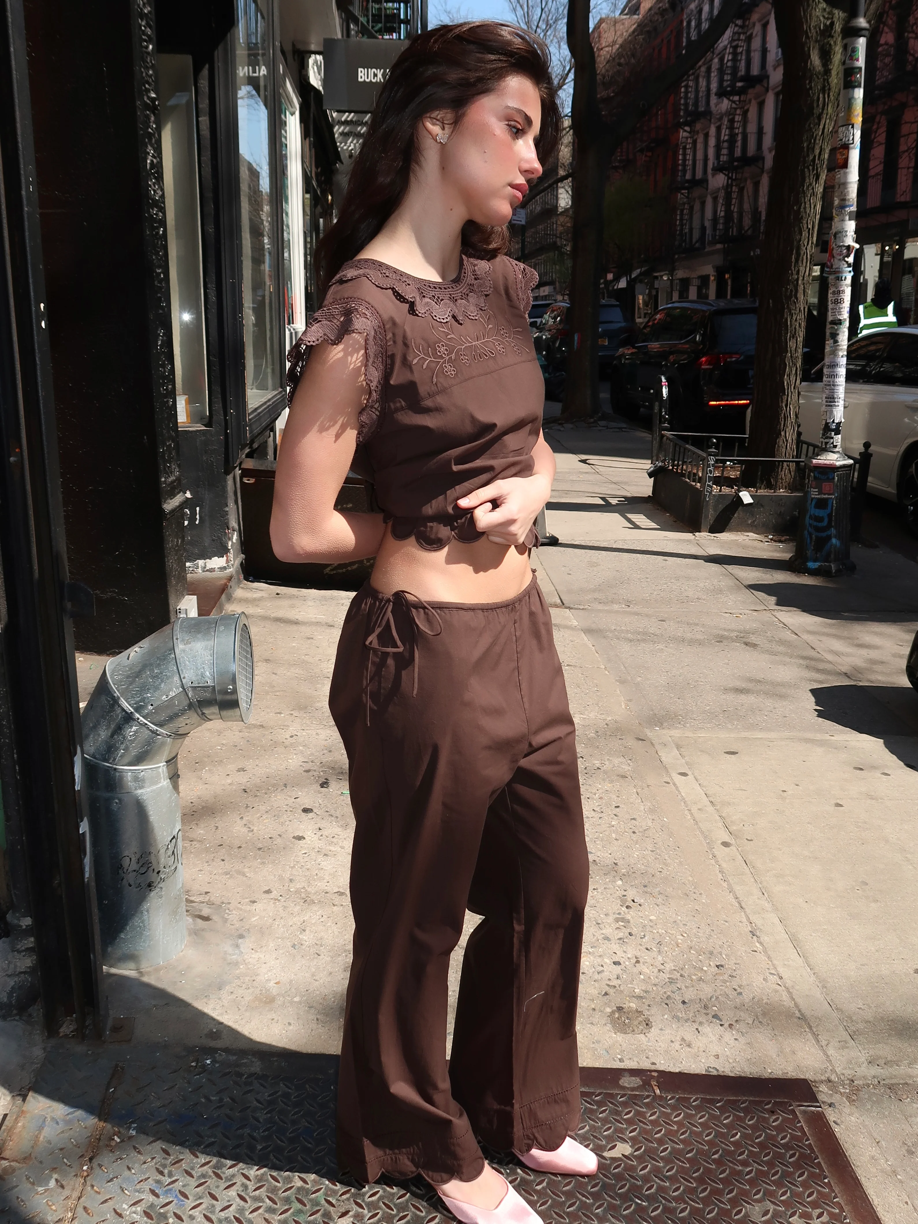 Kirsten Pants in Chocolate - Image 4