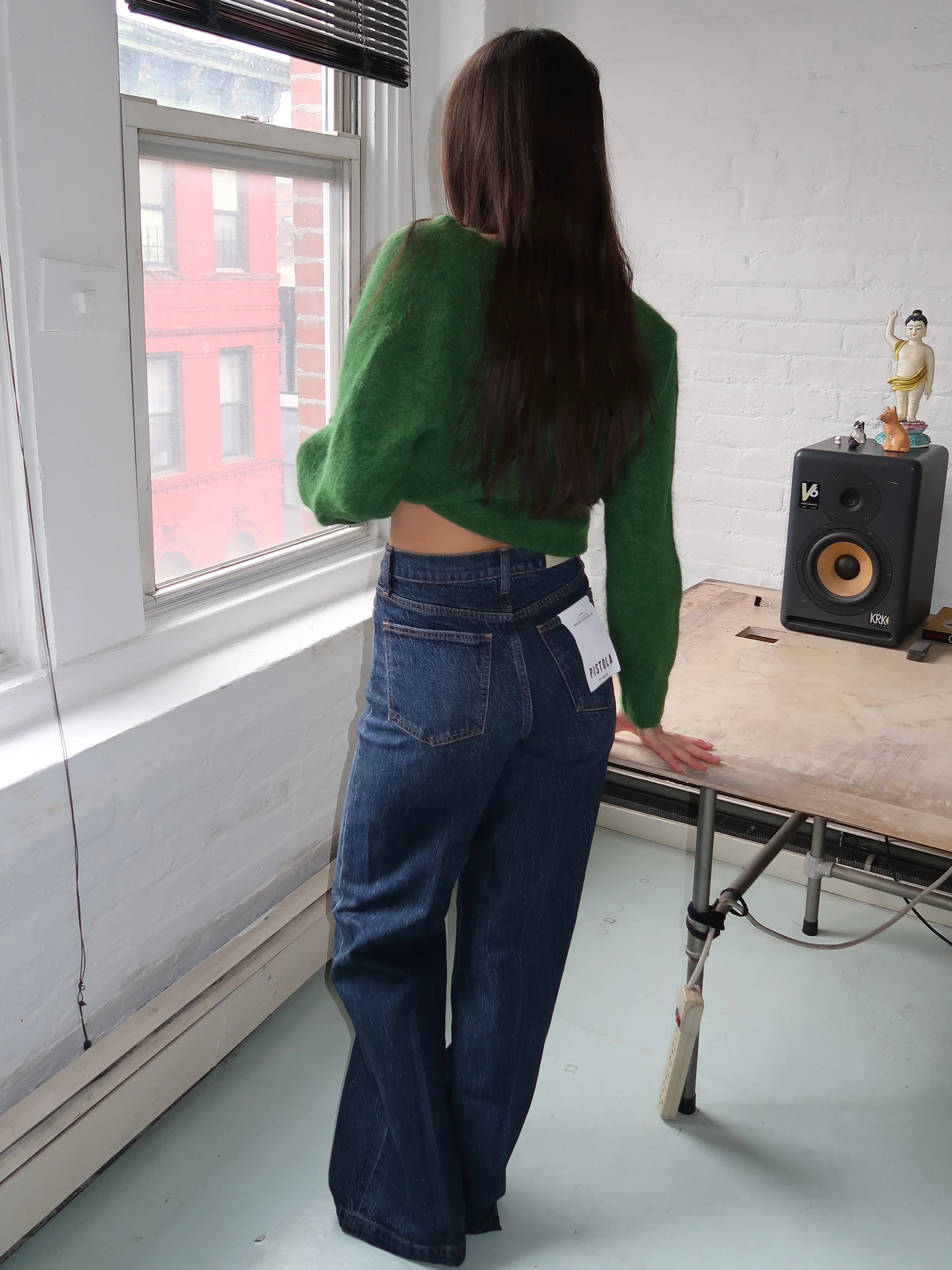Lana High Rise Wide Leg Denim in Elevation - Image 3