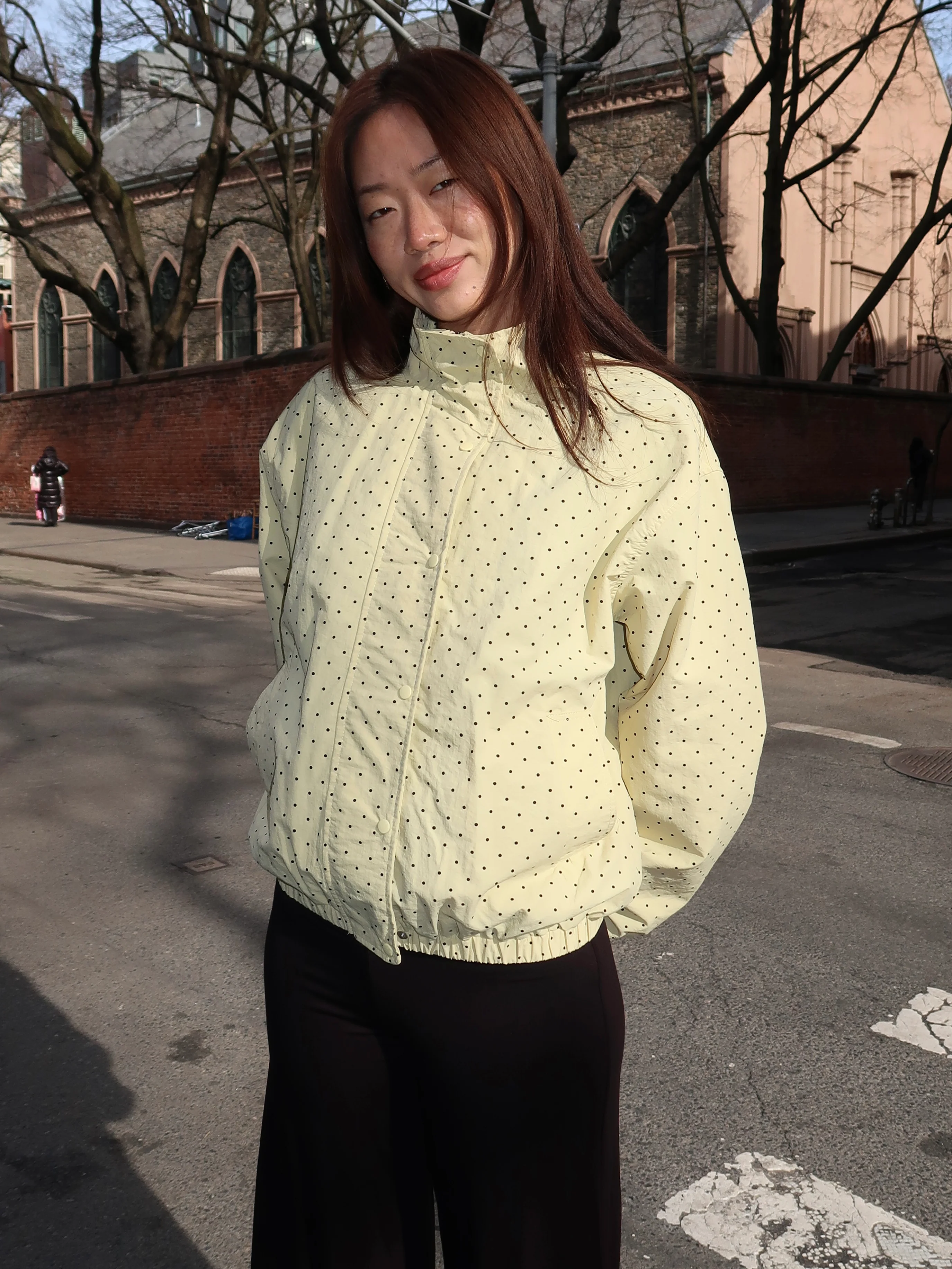 Leland Jacket in Butter Dot - Image 4
