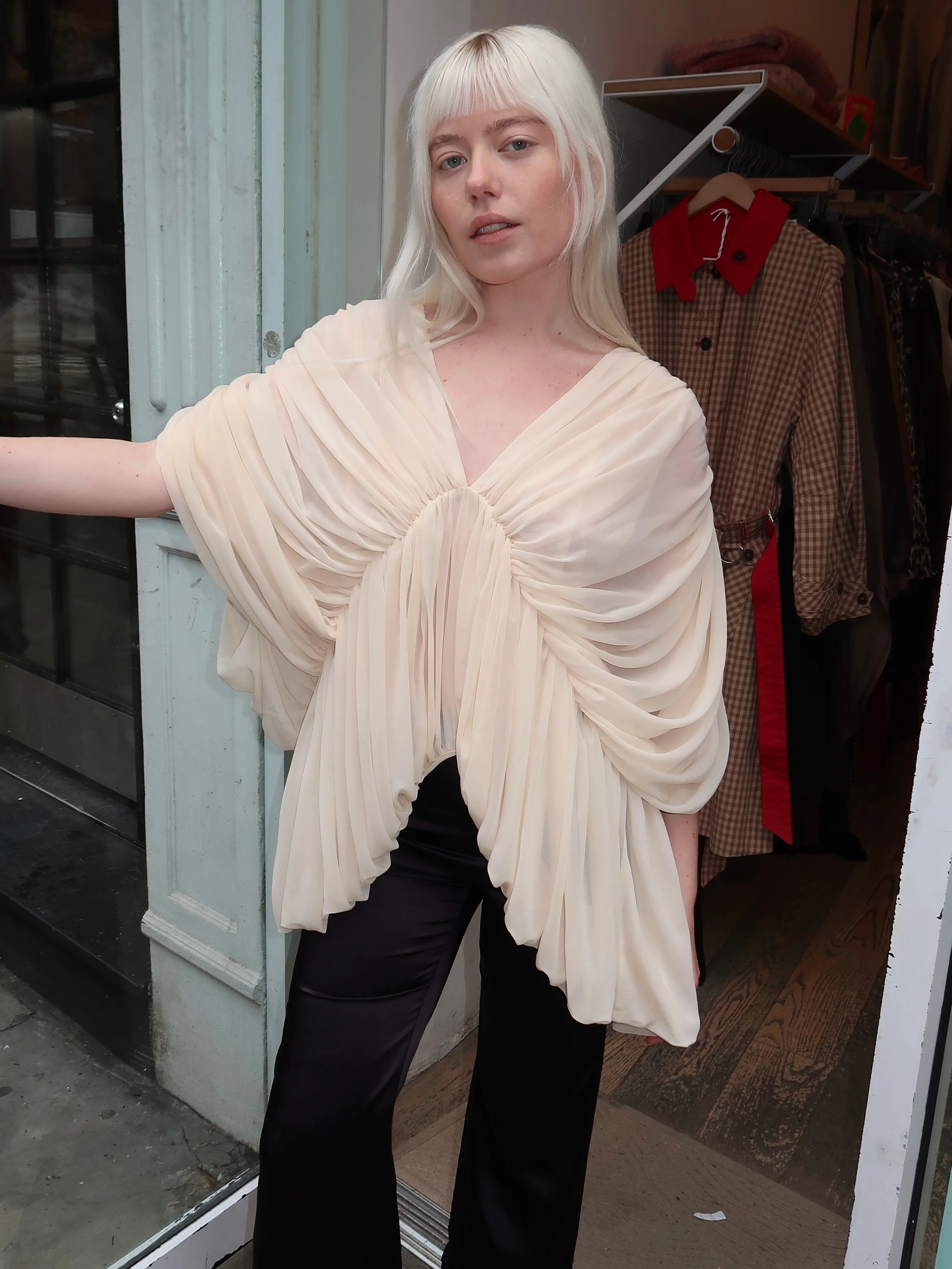 Lenore Top in Ivory - Image 4