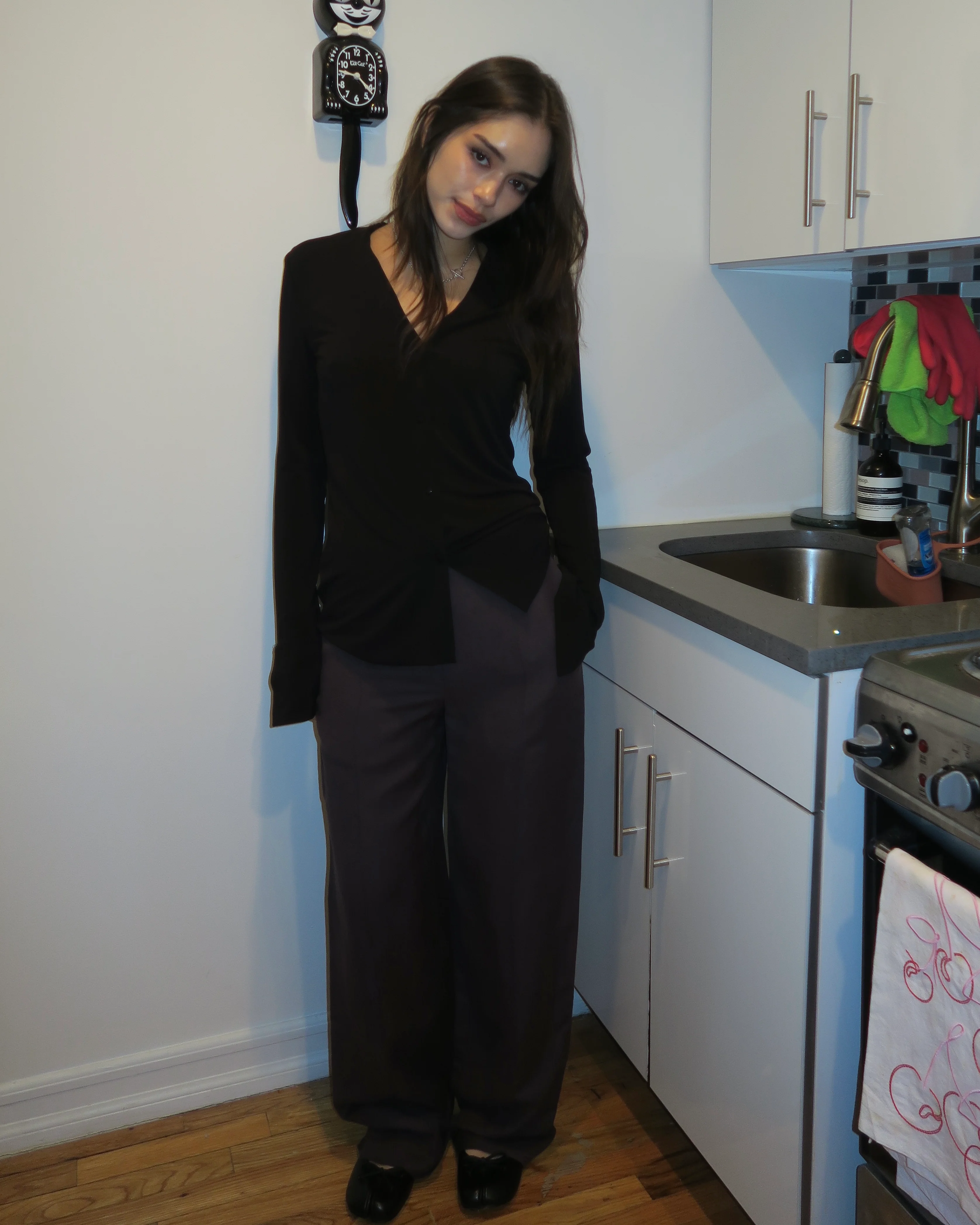 Lenza Trouser in Charcoal - Image 4