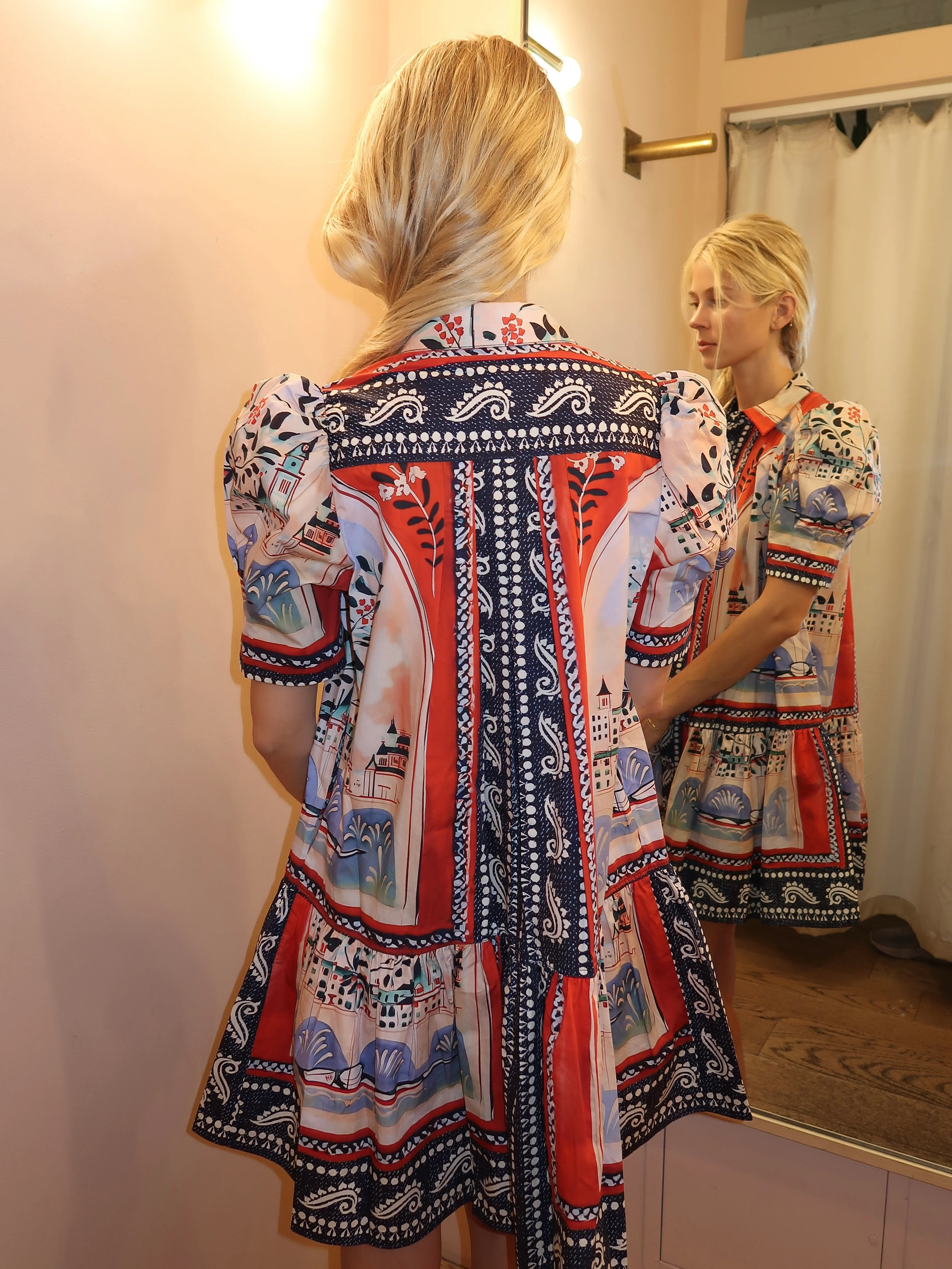 Leslie Dress in Coastal Village - Image 3