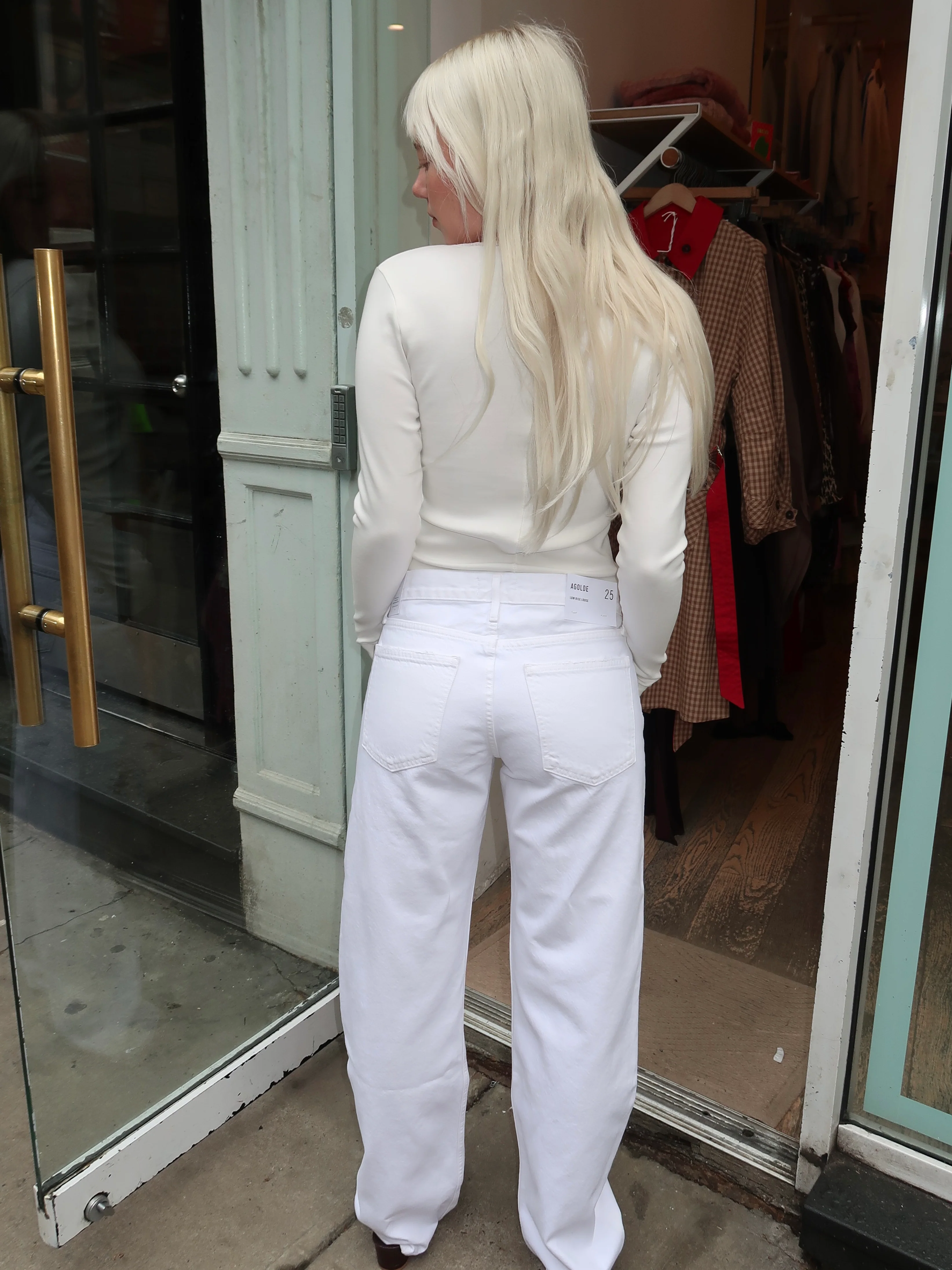 Low Rise Loose in Marshmallow - Image 3